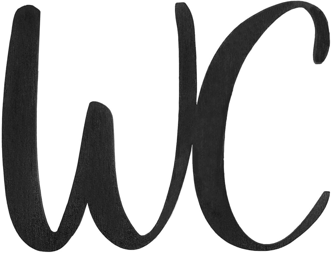 Logbuch-Verlag Wanddekoobjekt WC-Schild aus Holz schwarz günstig online kaufen