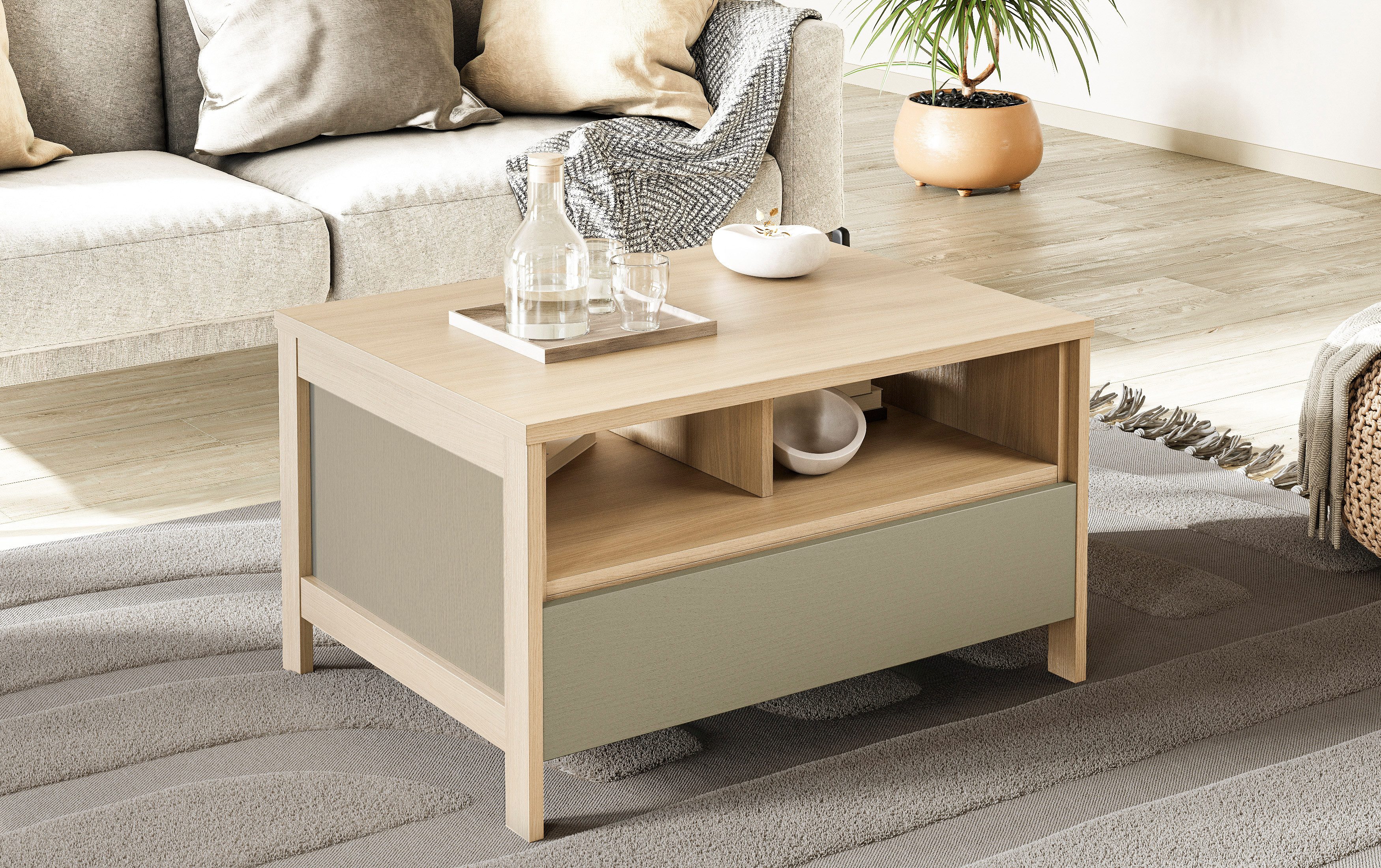 Home affaire Couchtisch Stranda, Beistelltisch, Wohnzimmertisch, günstig online kaufen