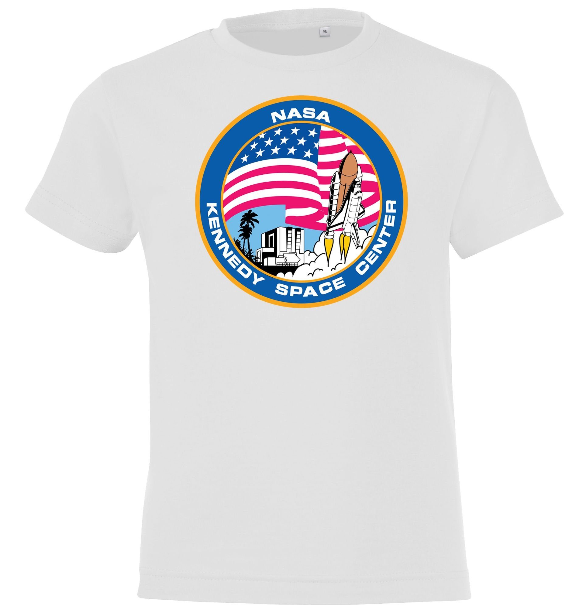Youth Designz T-Shirt Kennedy Space Center Kinder T-Shirt mit modischem Print Weiß