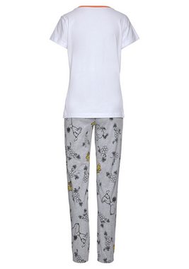 PEANUTS Pyjama (2 tlg) mit Snoopy und Woodstock Druck