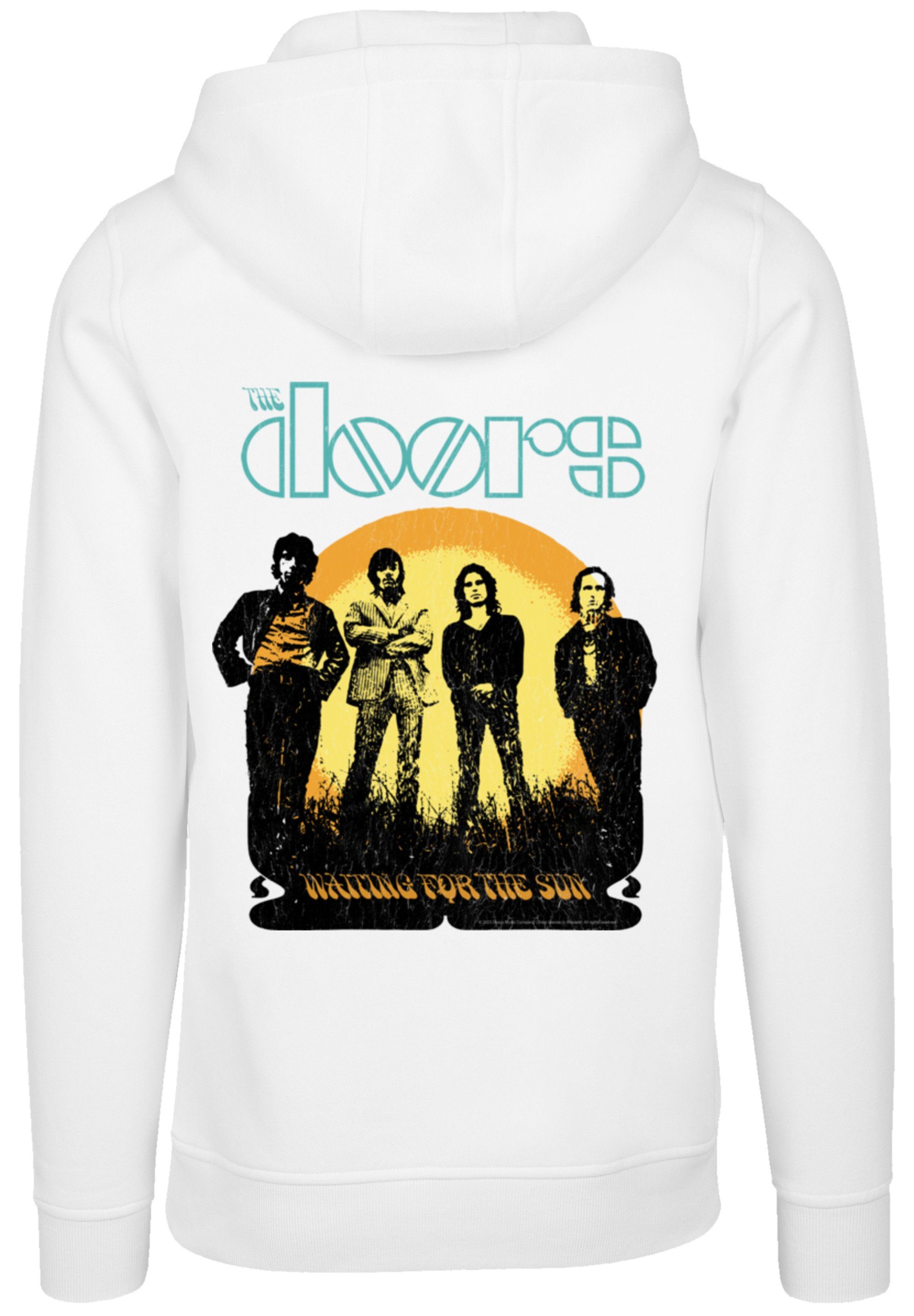 weiß the Hoodie Band, Doors Premium Qualität, Waiting Music for F4NT4STIC Band The Sun Logo