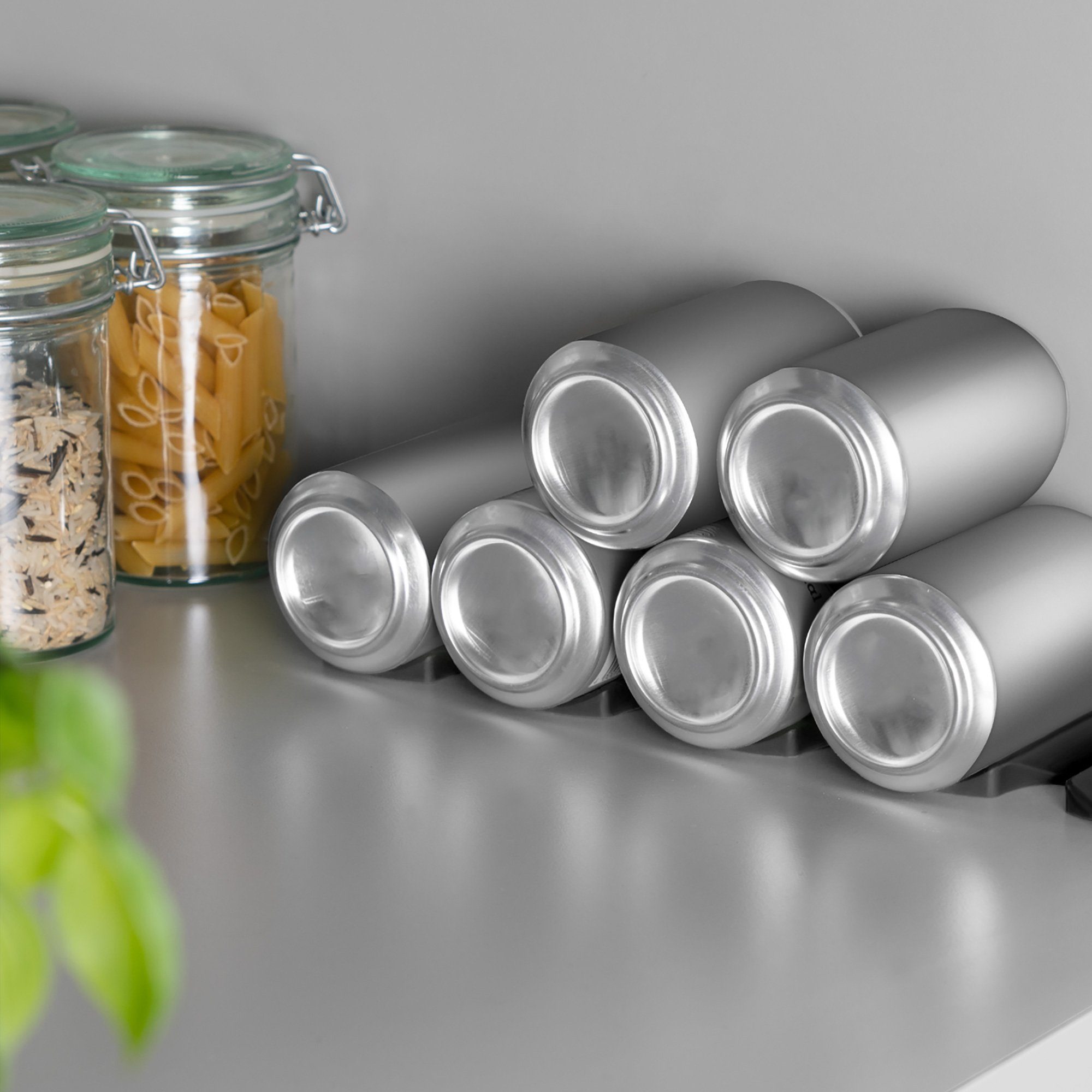 kwmobile Weinregal 2x Faltbarer Flaschenhalter Kühlschrank Schrank, 2-tlg., günstig online kaufen