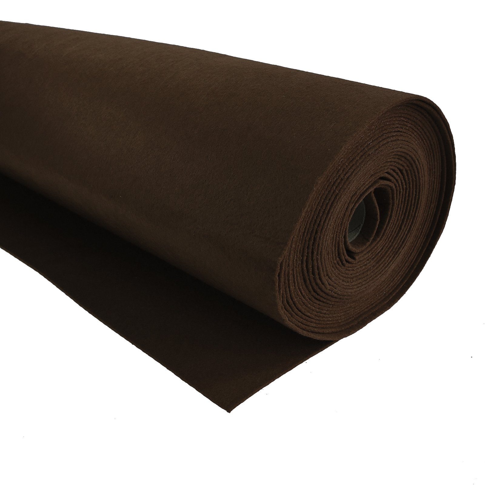 maDDma Stoff Bastelfilz 1m Meterware Filz 90cm x 1,5mm Dekofilz Taschenfilz, dunkelbraun