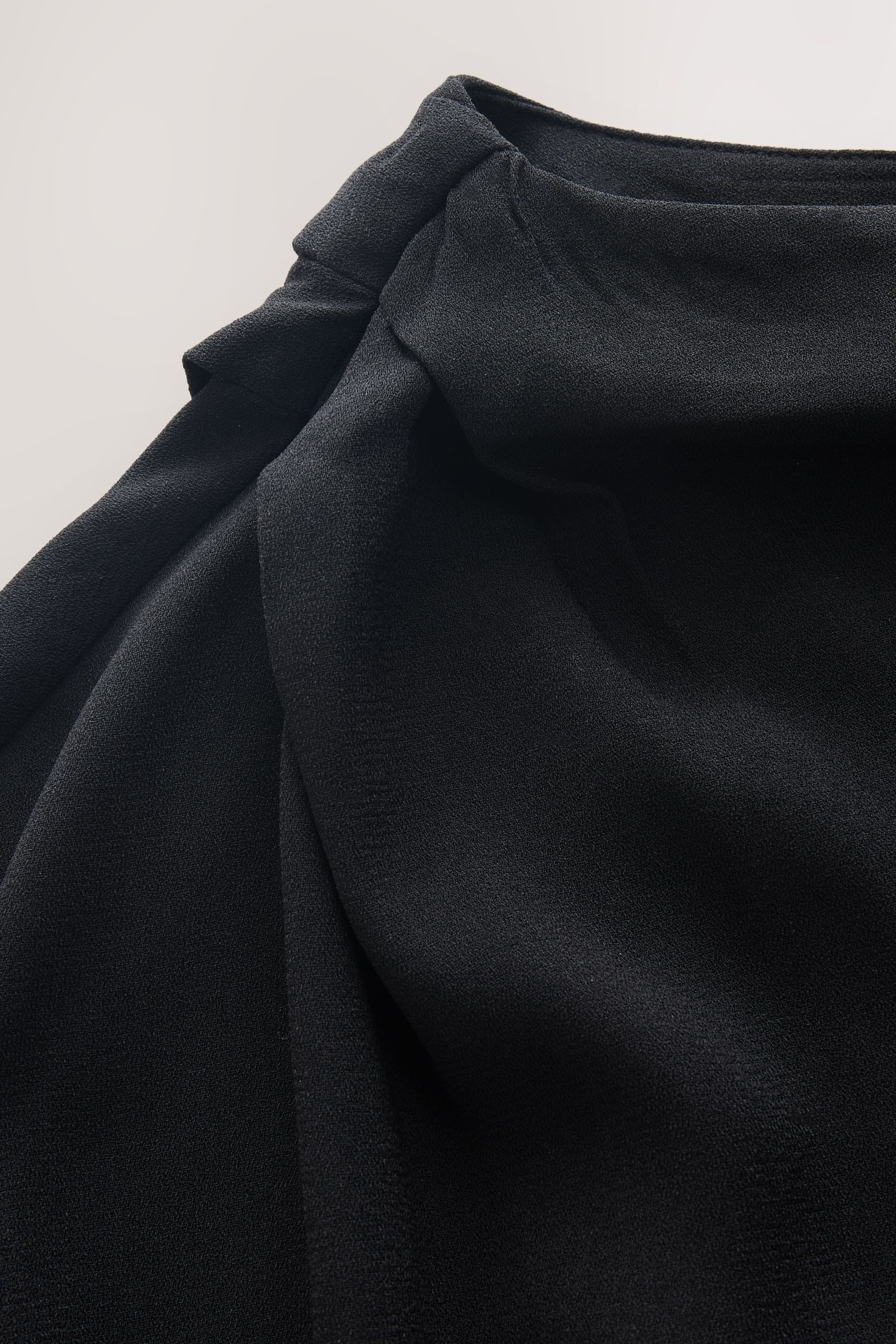 Next Shirtbluse Kurzarm-Oberteil mit asymmetrischer Drapierung günstig online kaufen