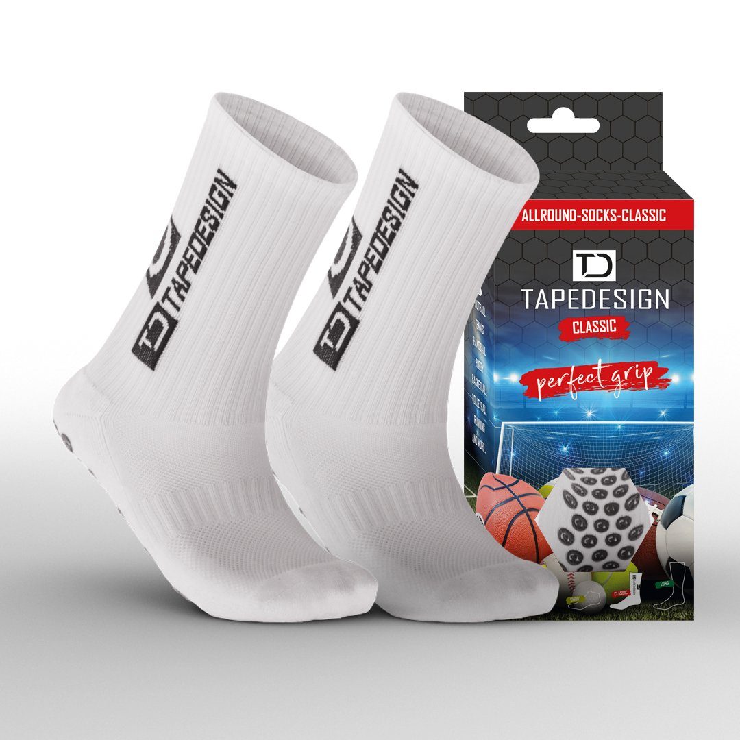 Tapedesign Sportsocken Allround Sock Classic white günstig online kaufen