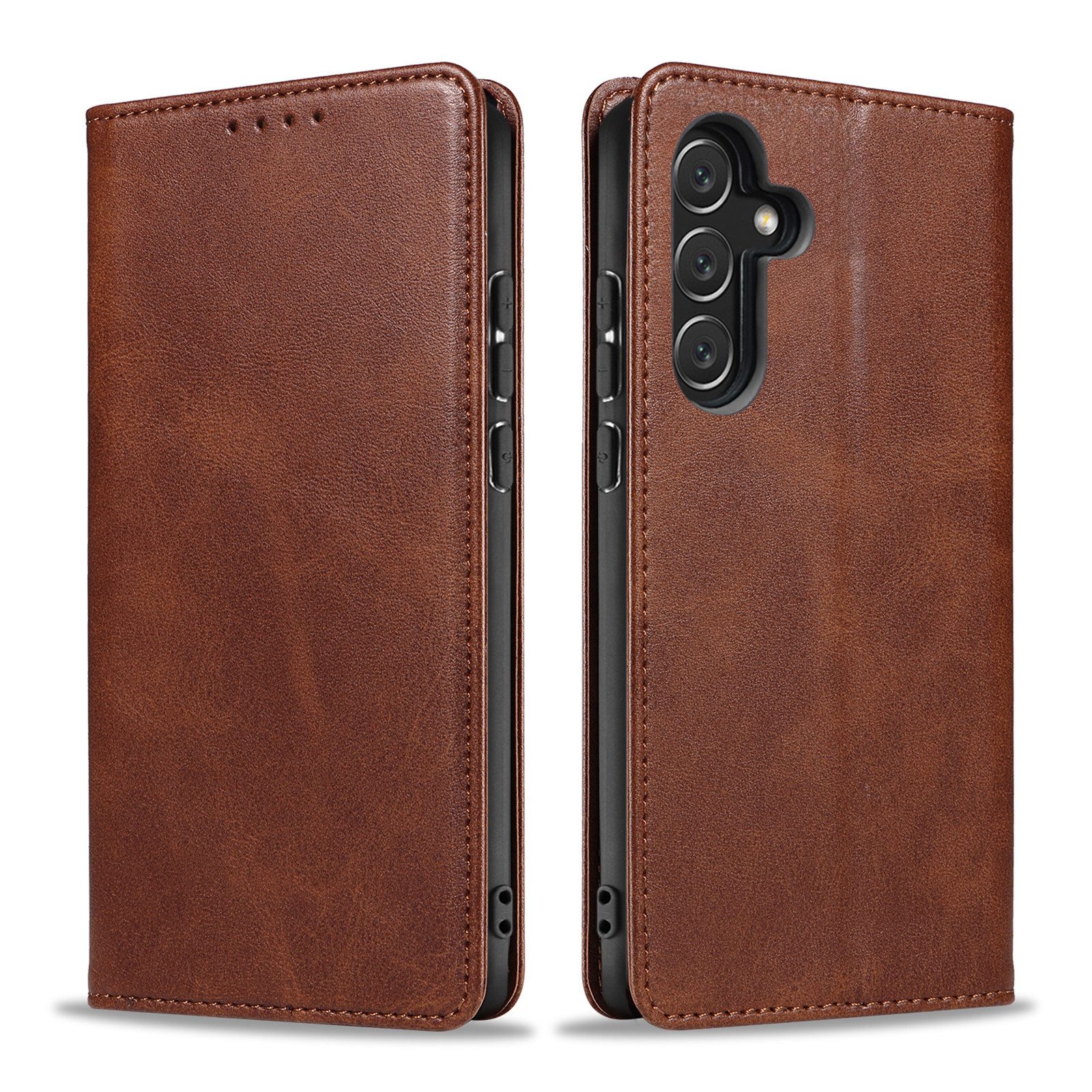 Tec-Expert Handyhülle Tasche Hülle für Samsung Galaxy A34 5G 6.6 Zoll, 6.6", Cover Klapphülle Case mit Kartenfach Fliphülle aufstellbar
