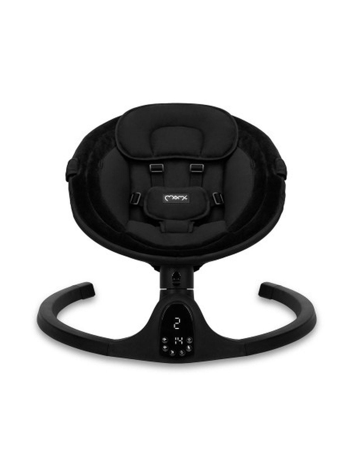 MoMi Babyschaukel MoMi KENANI ONYX - Elegante schwarze elektrische Wippe fü günstig online kaufen