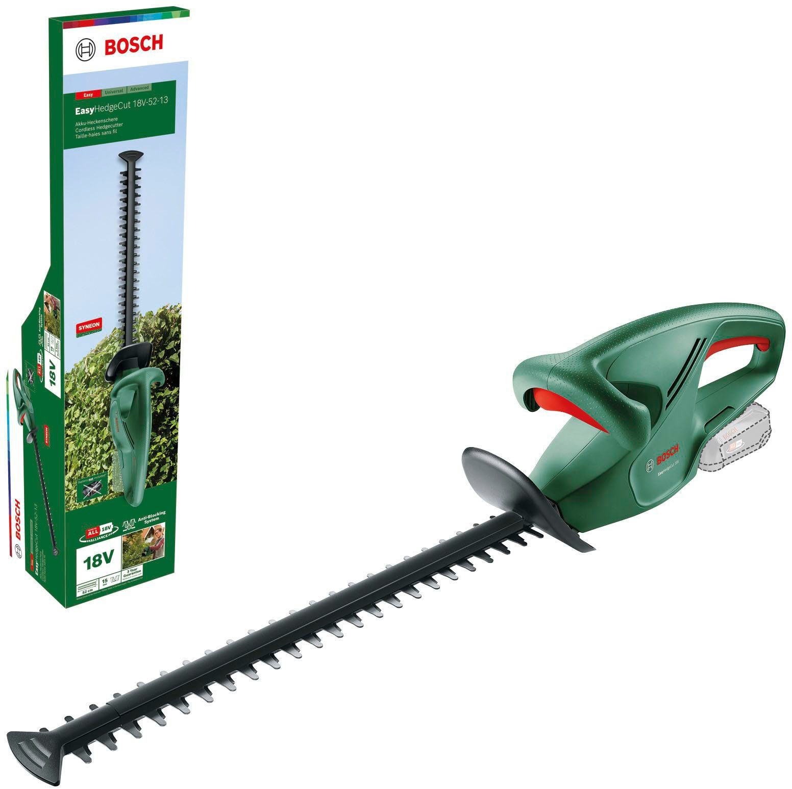 Bosch Home & Garden Akku-Heckenschere EasyHedgeCut 18V-52-13, ohne Akku und Ladegerät