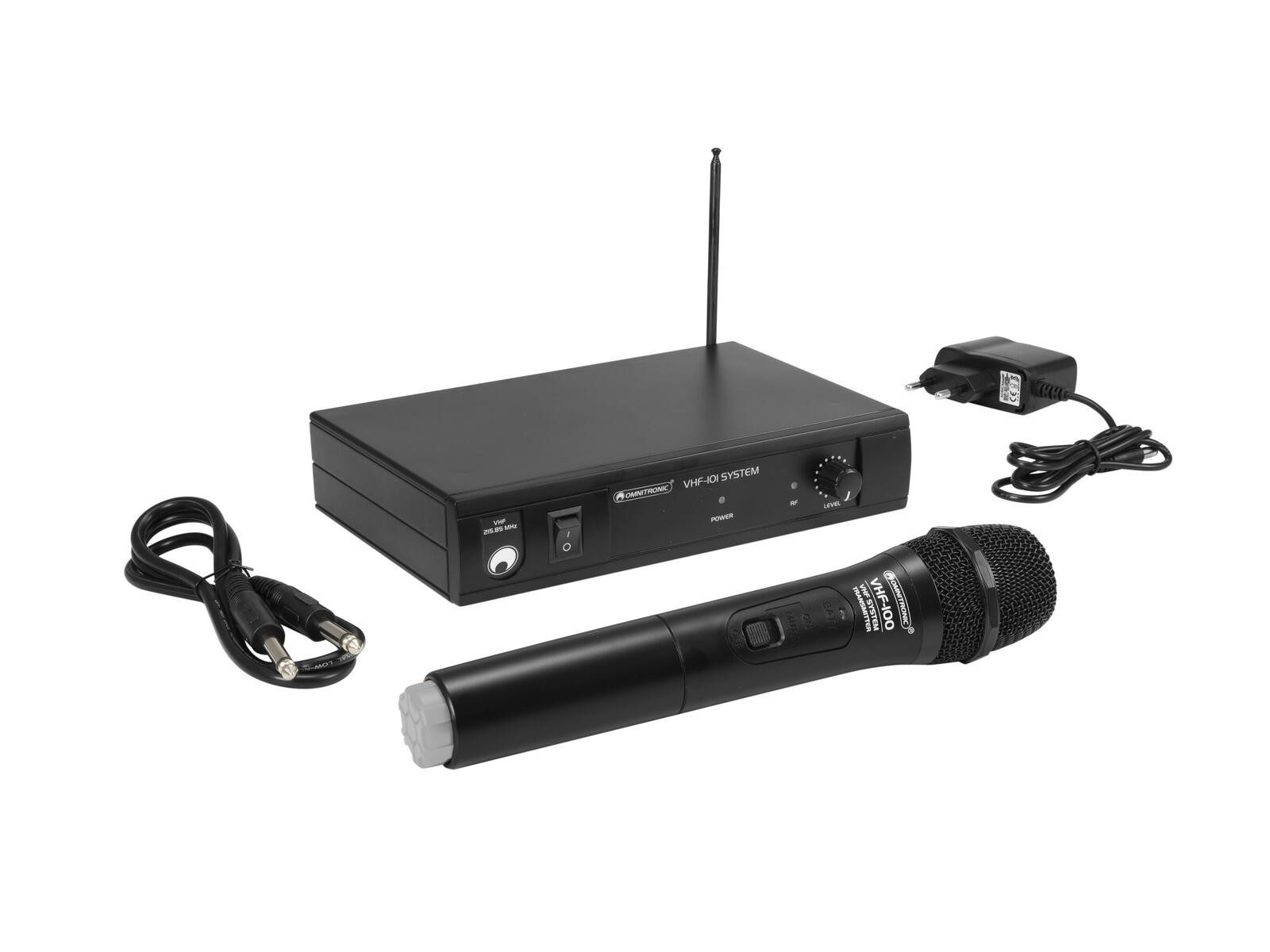 Mikrofon OMNITRONIC VHF-101 Funkmikrofon-System 205.75MHz