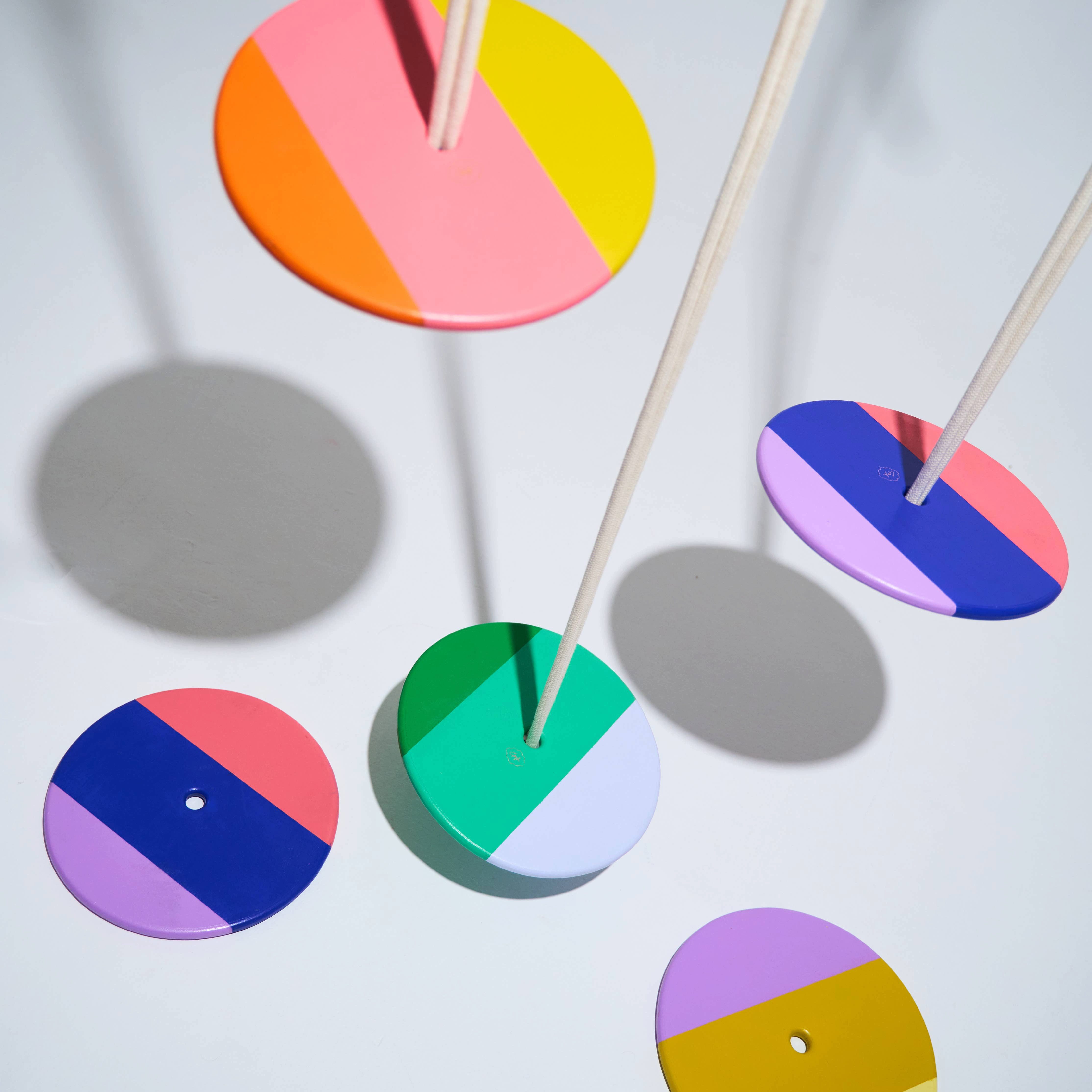 suebidou Schaukelsitz Indoor Scheibenschaukel 'Colorful' Kinderzimmer-Schau günstig online kaufen