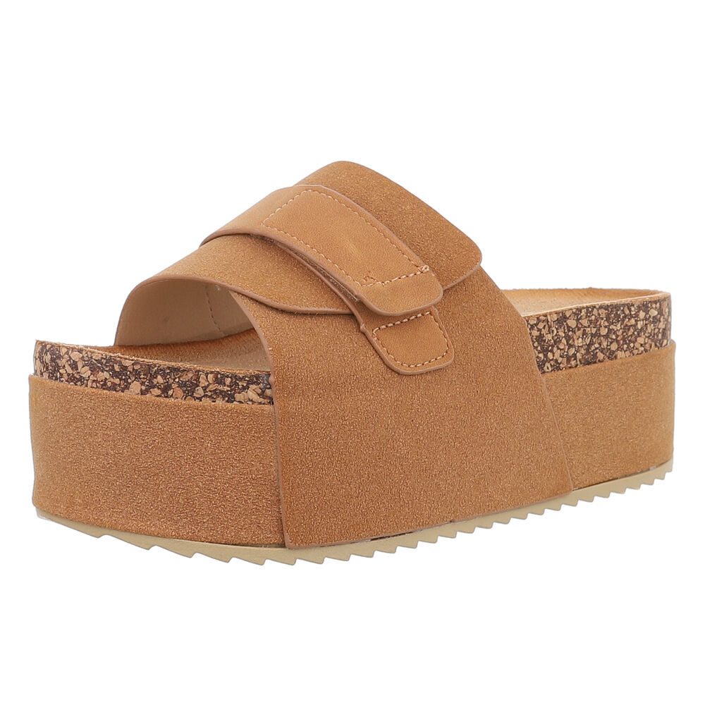 Ital-Design Bequeme Plattformsandalen für den Sommer Plateausandaletten (89 günstig online kaufen