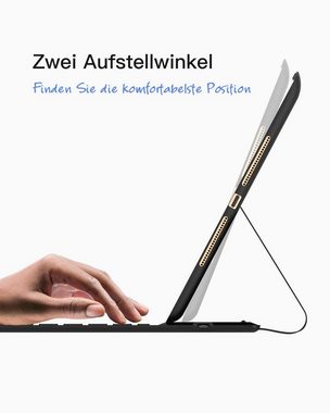 Inateck Ultraleichte Tastatur Hülle für 10,2 Zoll iPad 9/8/7 Gen iPad-Tastatur