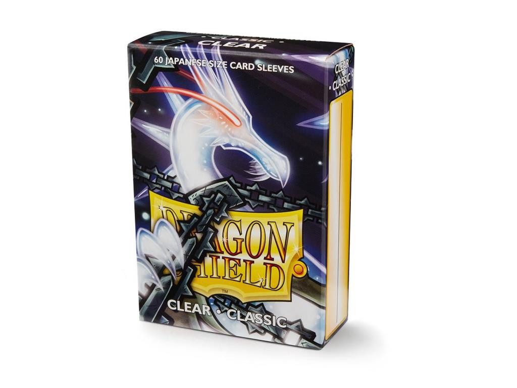Dragon Shield Sammelkarte Dragon Shield Classic Sleeves - Clear (60 Sleeves) - Japanese Size