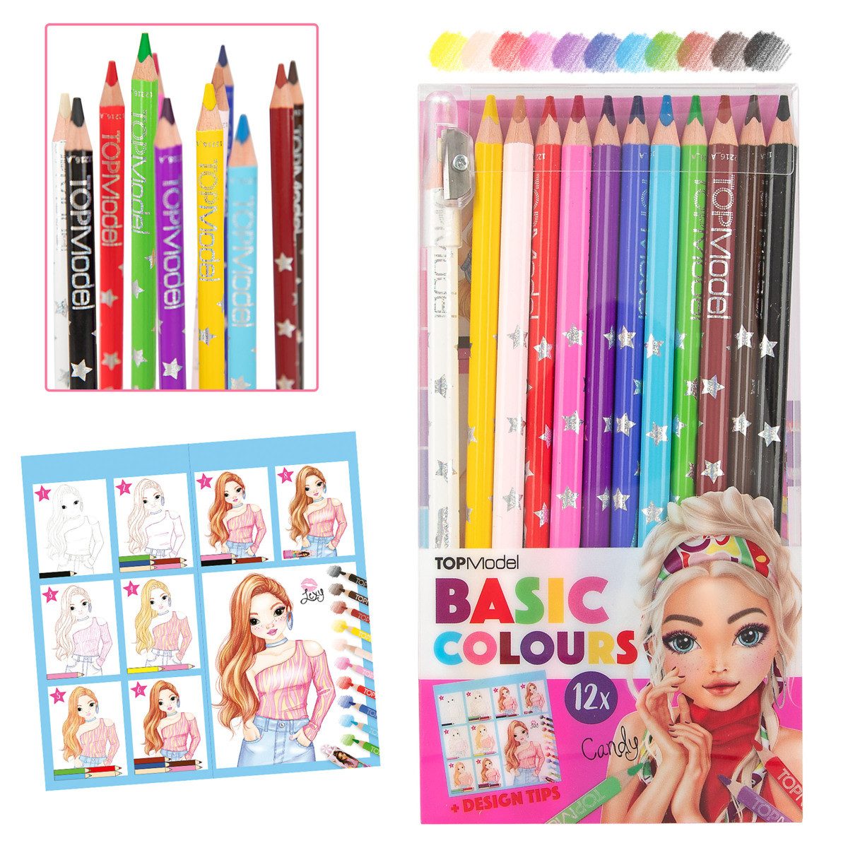 Depesche Buntstift DEPESCHE TOPModel Buntstifte Basic 12 Stück