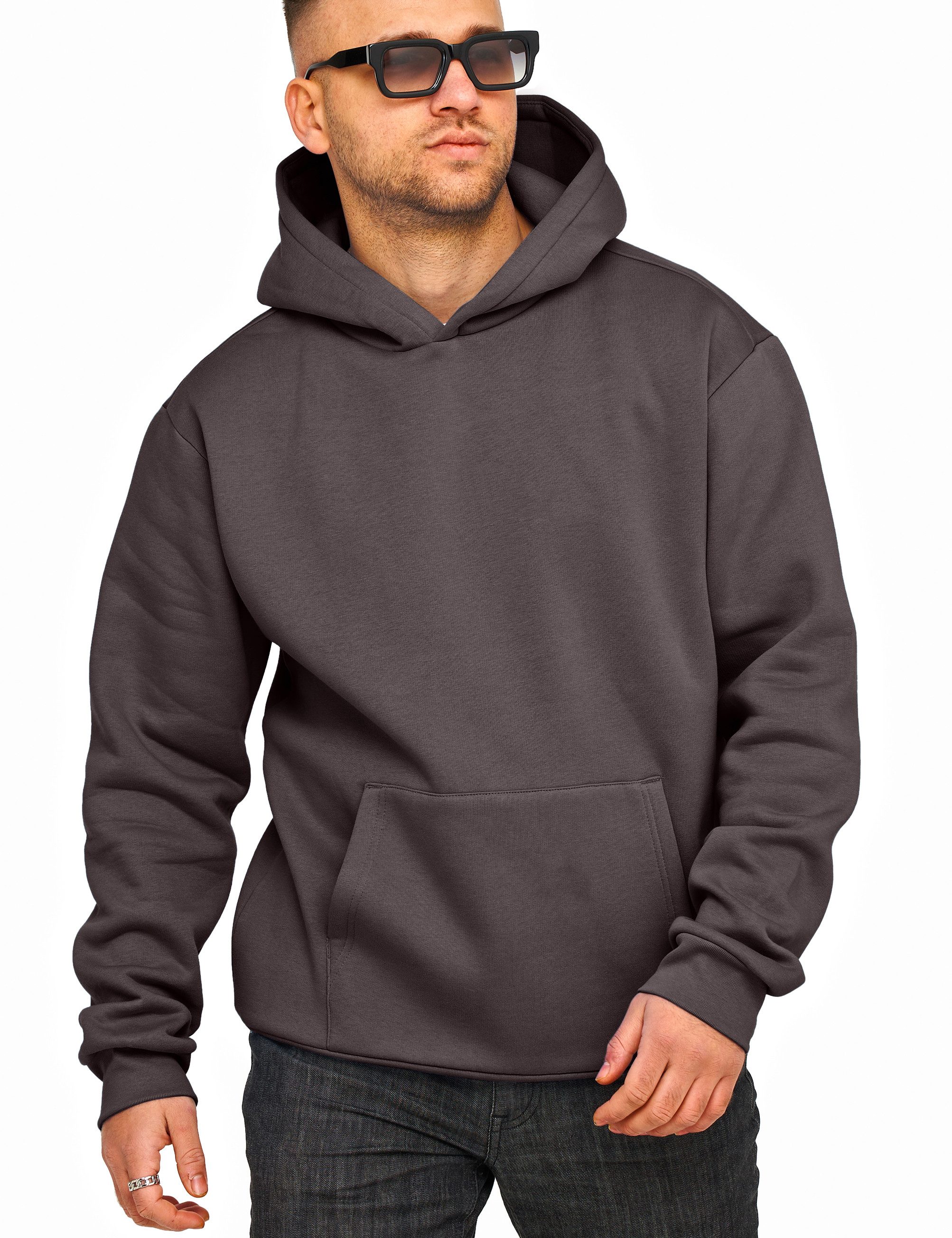 DAILY COTTON Hoodie DCTALGAR Herren Basic Kapuzenpullover Oversized Raglan günstig online kaufen