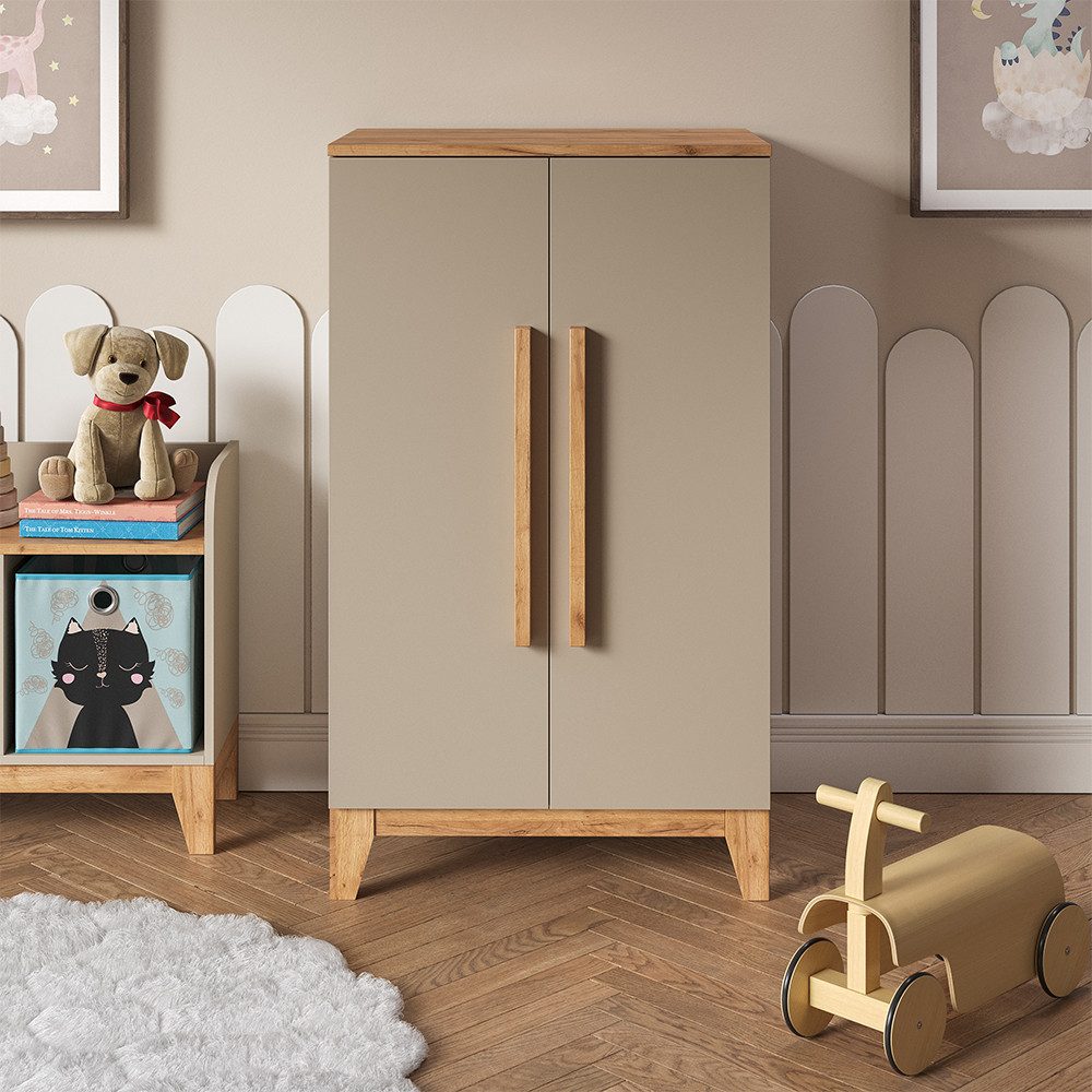 VitaliSpa® Kleiderschrank Malia, Cashmere/Artisan, 70 x 120 cm (1-St)