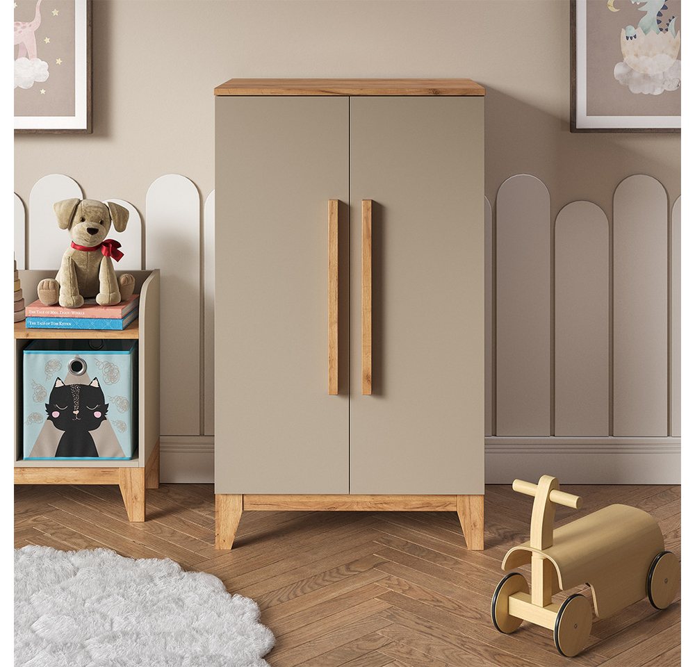 VitaliSpa® Kleiderschrank Malia, Cashmere/Artisan/Artisan, 70 x 120 cm (1-St)