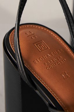 Next Signature Leder-Sandaletten mit Blockabsatz Sandalette (1-tlg)