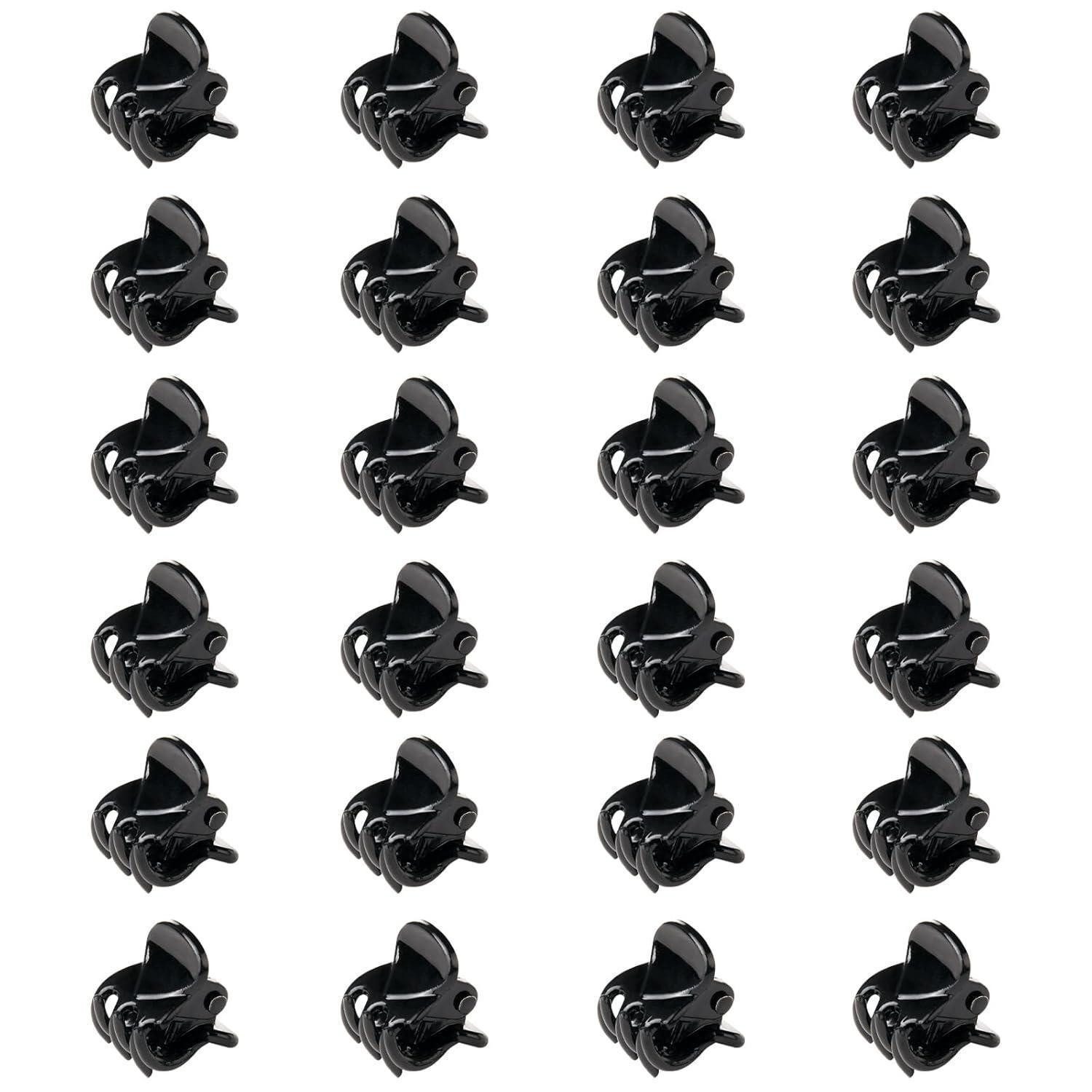 Aucuu Haarklammer Haarklammern 24 Stück Mini Haarspangen Damen Haargreifer