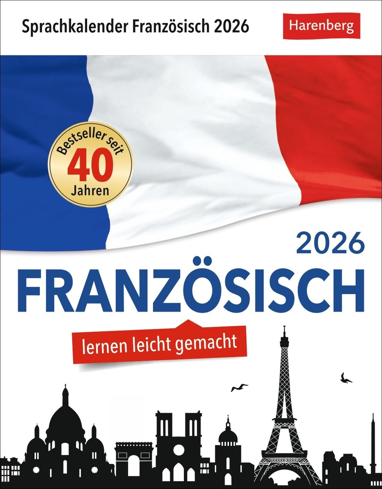 Athesia Kalenderverlag Tischkalender Französisch Sprachkalender 2026