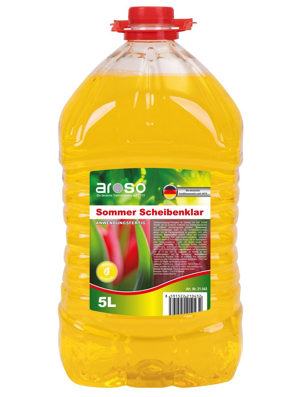 aroso aroso Scheibenreiniger Sommer Zitrone 5L Autopolitur