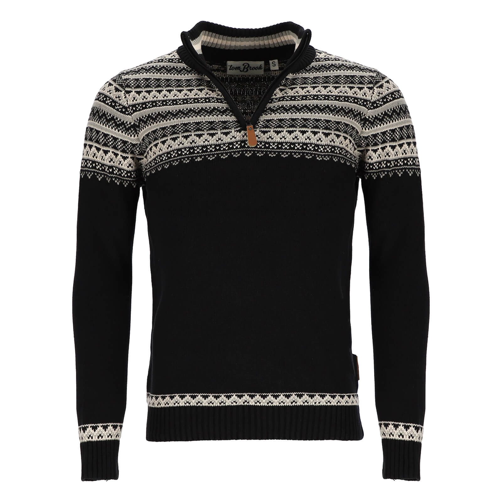 tomBrook Norwegerpullover Herren Troyer mit Norweger-Strick-Muster - Strick günstig online kaufen