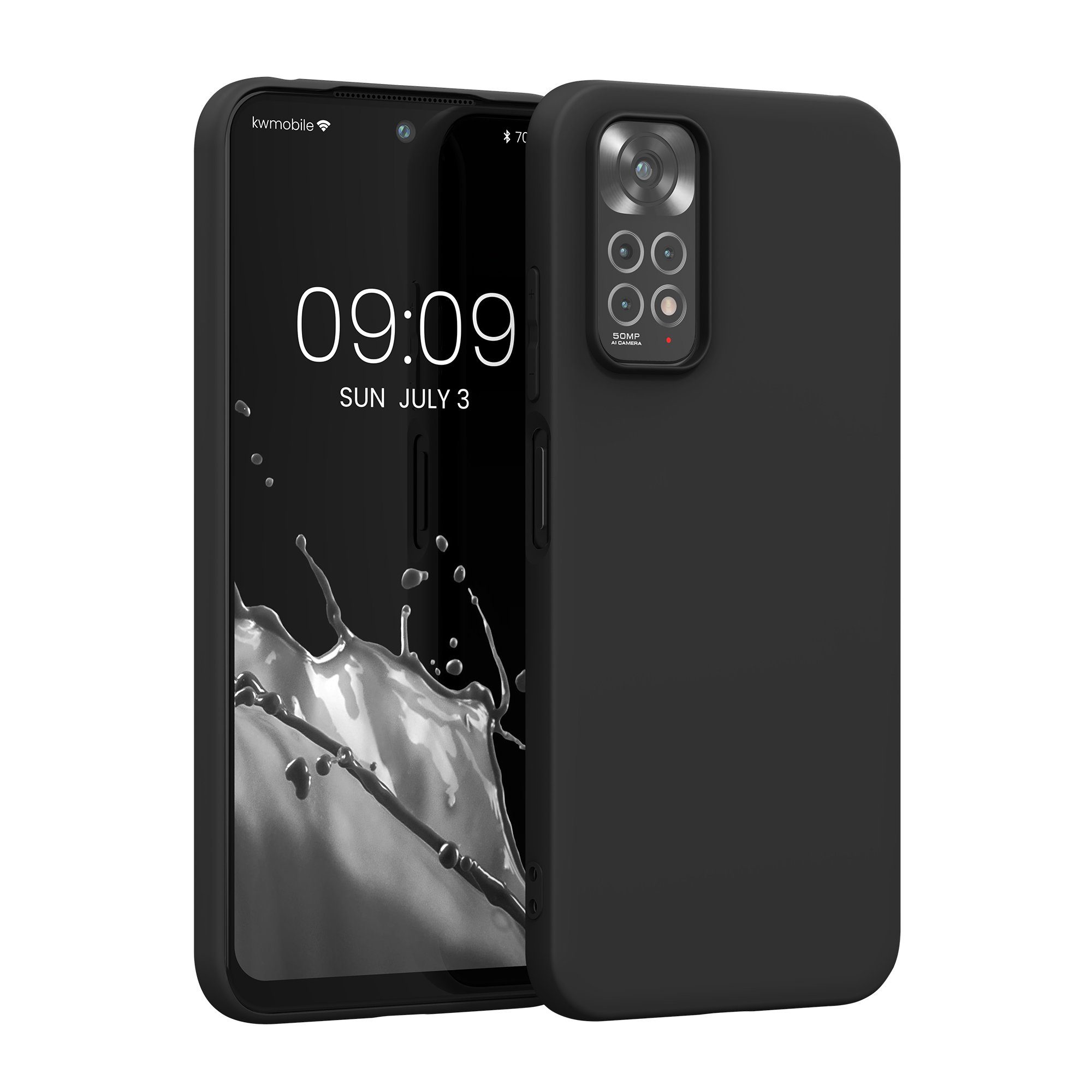 kwmobile Handyhülle Hülle für Xiaomi Redmi Note 11 / Note 11S, Hülle Silikon - Soft Handyhülle - Handy Case Cover