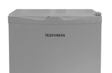 Telefunken Kühlschrank CF-31-121-S, 82.1 cm hoch, 48 cm breit, Ohne Gefrierfach, Freistehend, 90 Liter Nutzinhalt, Klein, Silber