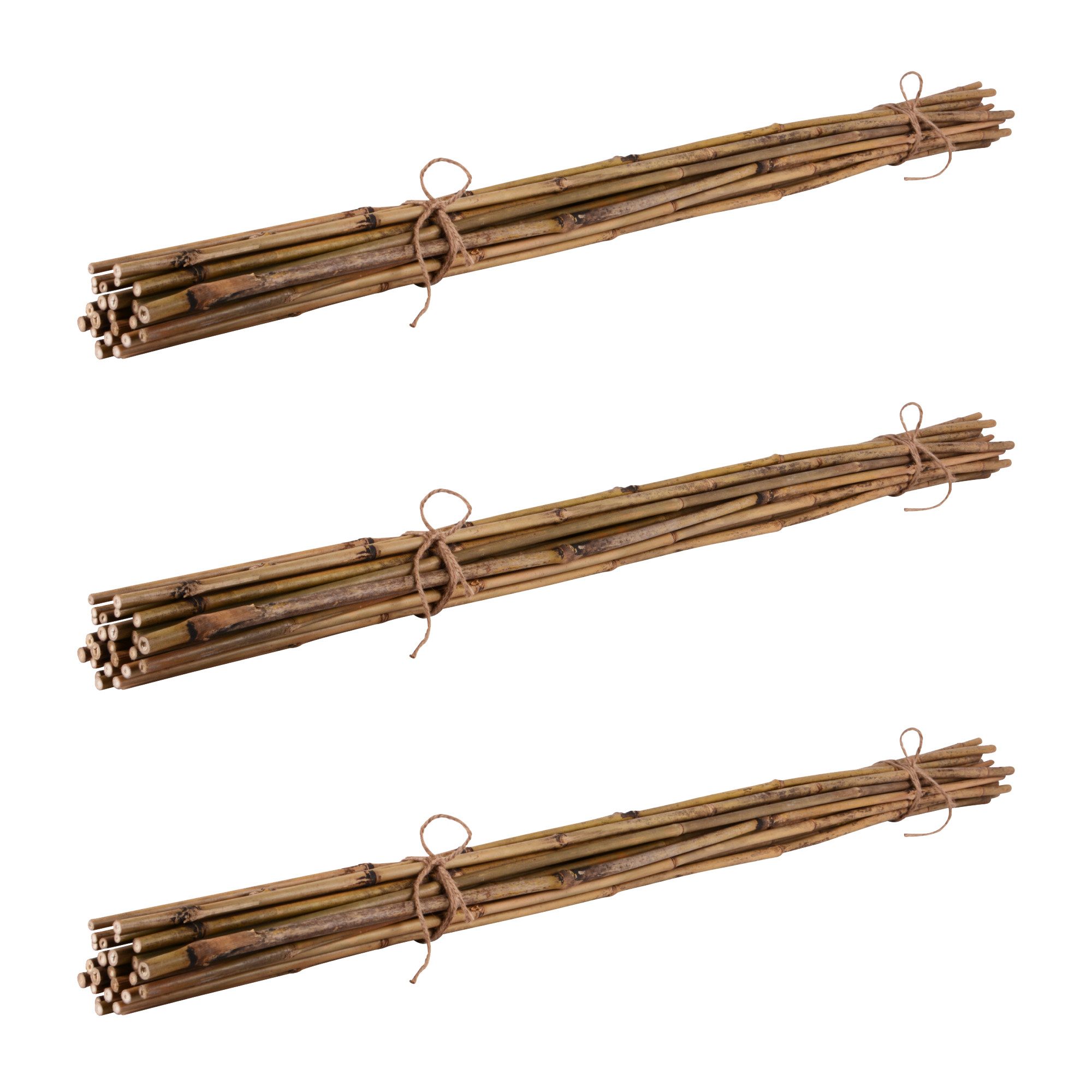 UNUS GARDEN Spalier Bambusstäbe Rankstäbe, Pflanzenstäbe Bambus, 50 St., 50 Stück, 105cm, natürliche Farbe, Pflanzenstütze, Bambusstangen Set Blumenstützen, Robust