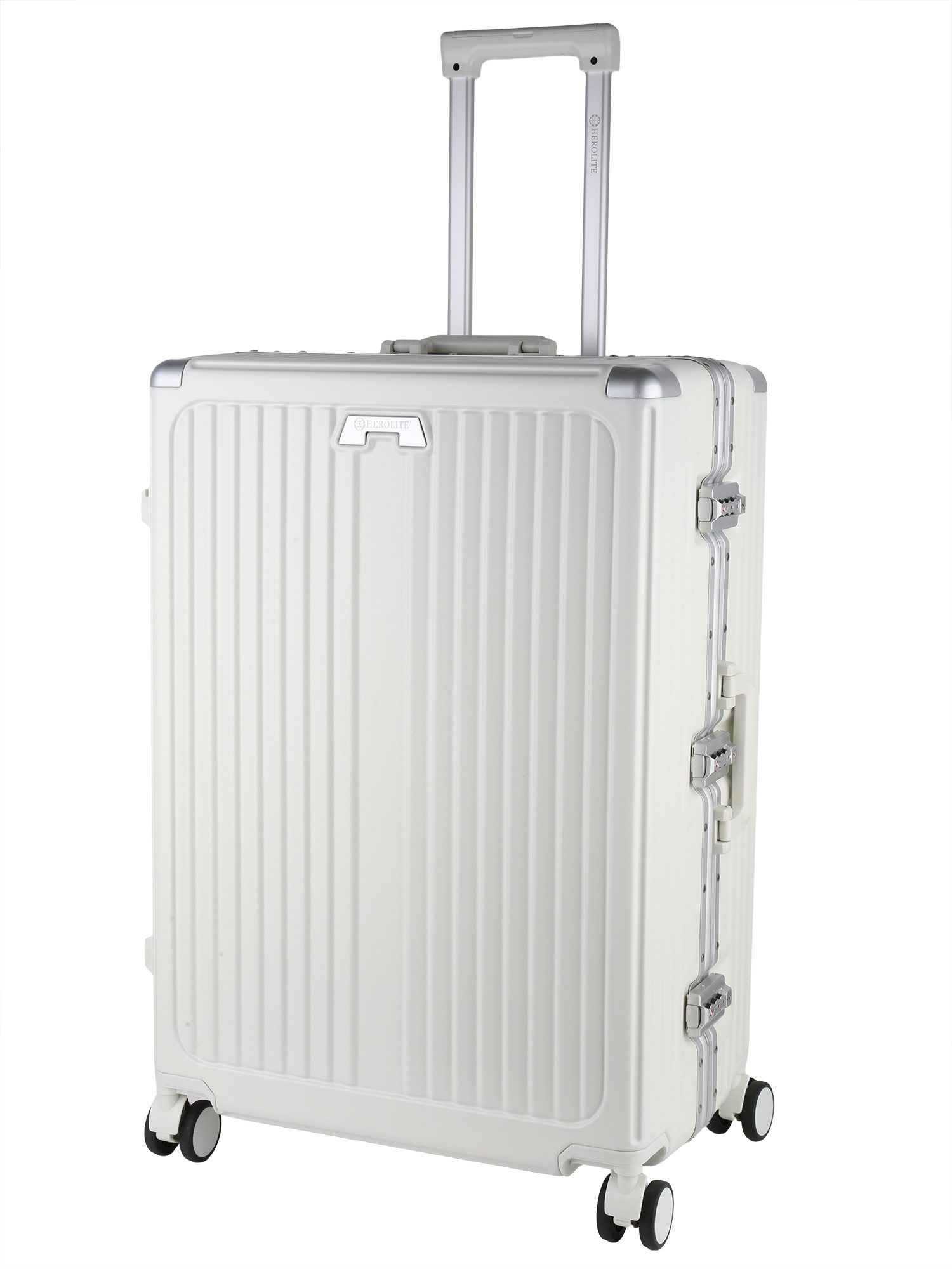 VAN HILL Hartschalen-Trolley 842209, 4 Rollen, Herolite Hartschalen-Trolley mit TSA-Schloss & 4 Doppelrollen