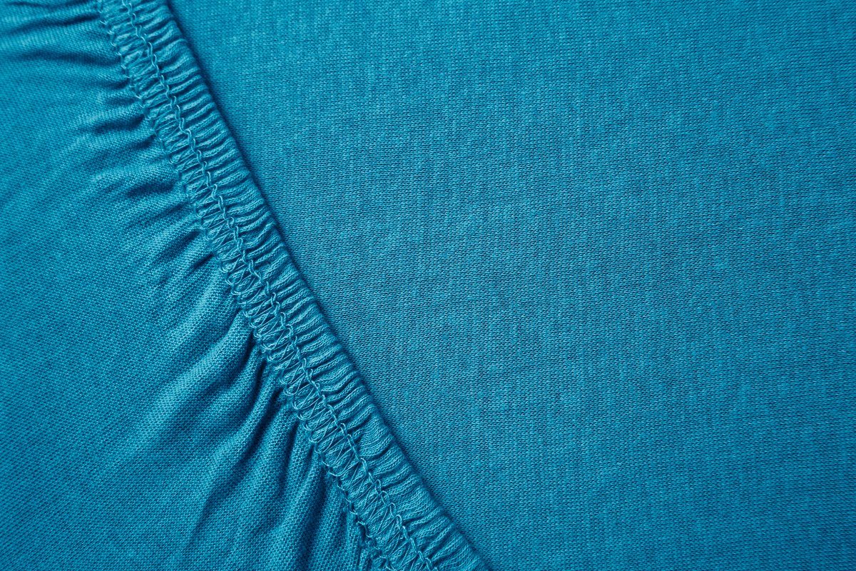 Hometex Premium Textiles Spannbettlaken Jersey Spannbettlaken 100% Baumwolle, Jersey, Gummizug: Rundumgummizug, Premium-Jersey Matratzenhöhe bis 23 cm – Bild 4 von 5