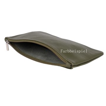 MIRROSI Dokumententasche aus hochwertigem Echtleder, Made in Italy 24,5x15,5cm (Banktasche Schlank Dünn), Brieftasche Vielfältige Farbauswahl