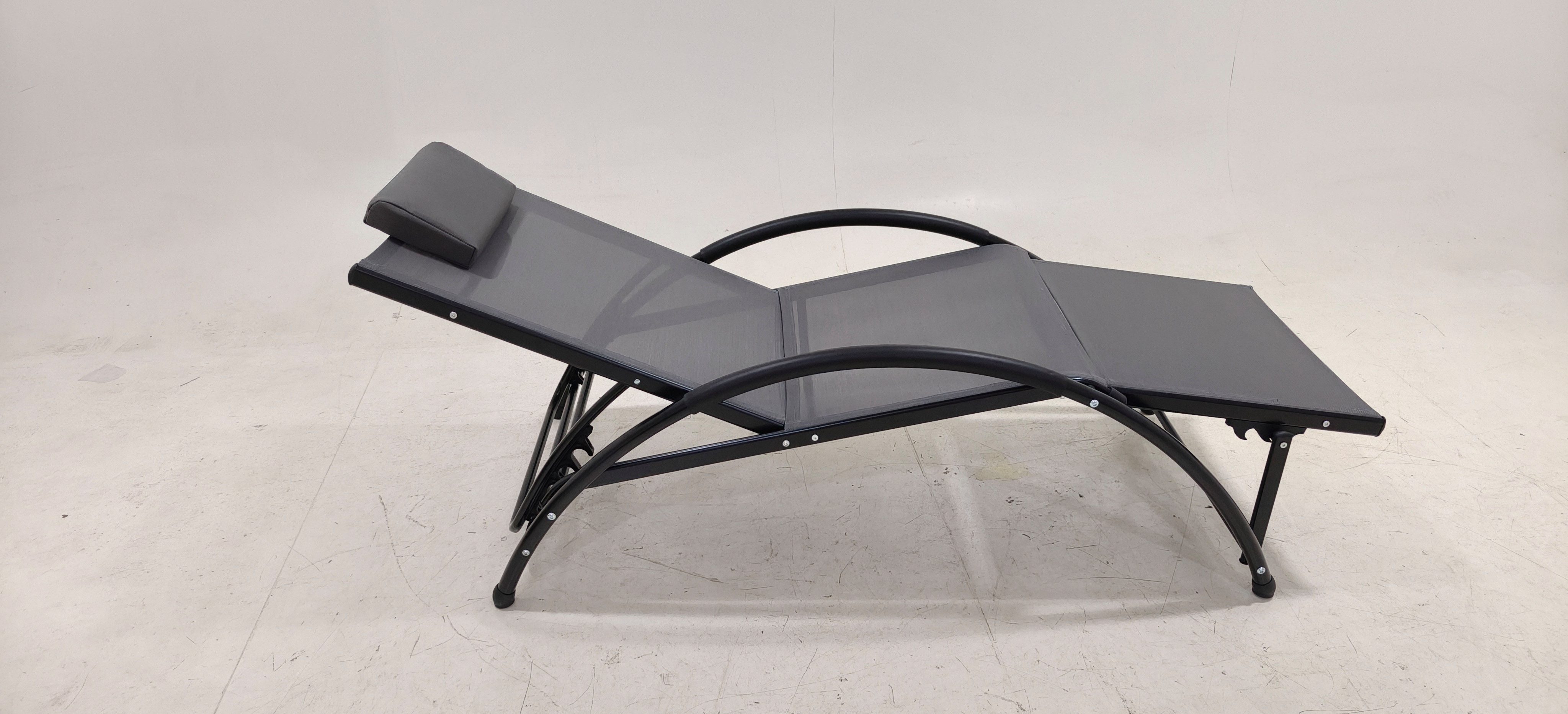 Gardissimo Gartenliege Sonnenliege Deckchair Karin Liegestuhl Alu, Spar-Set, 1 St., komplett-Set, mehrfach verstellbar / wetterfest / pflegeleicht – Bild 5 von 5