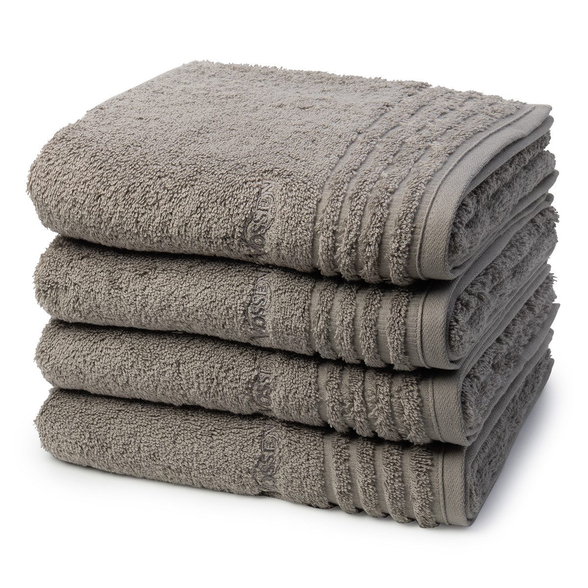 Vossen Handtuch Set Vienna Style Supersoft, Pepplestone/grau