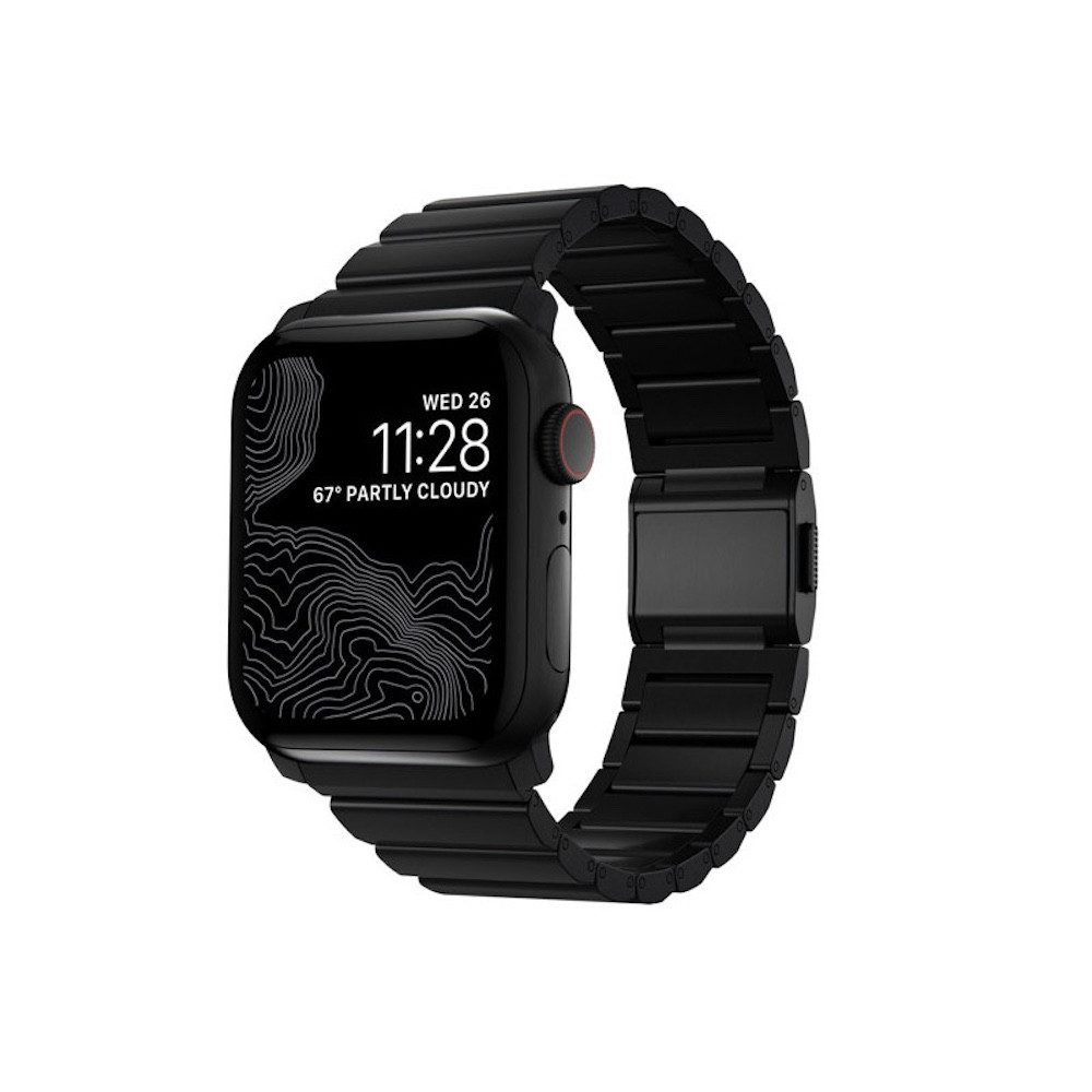 Nomad Wechselarmband Titanium Band, für Apple Watch, 42/44/45/49 mm