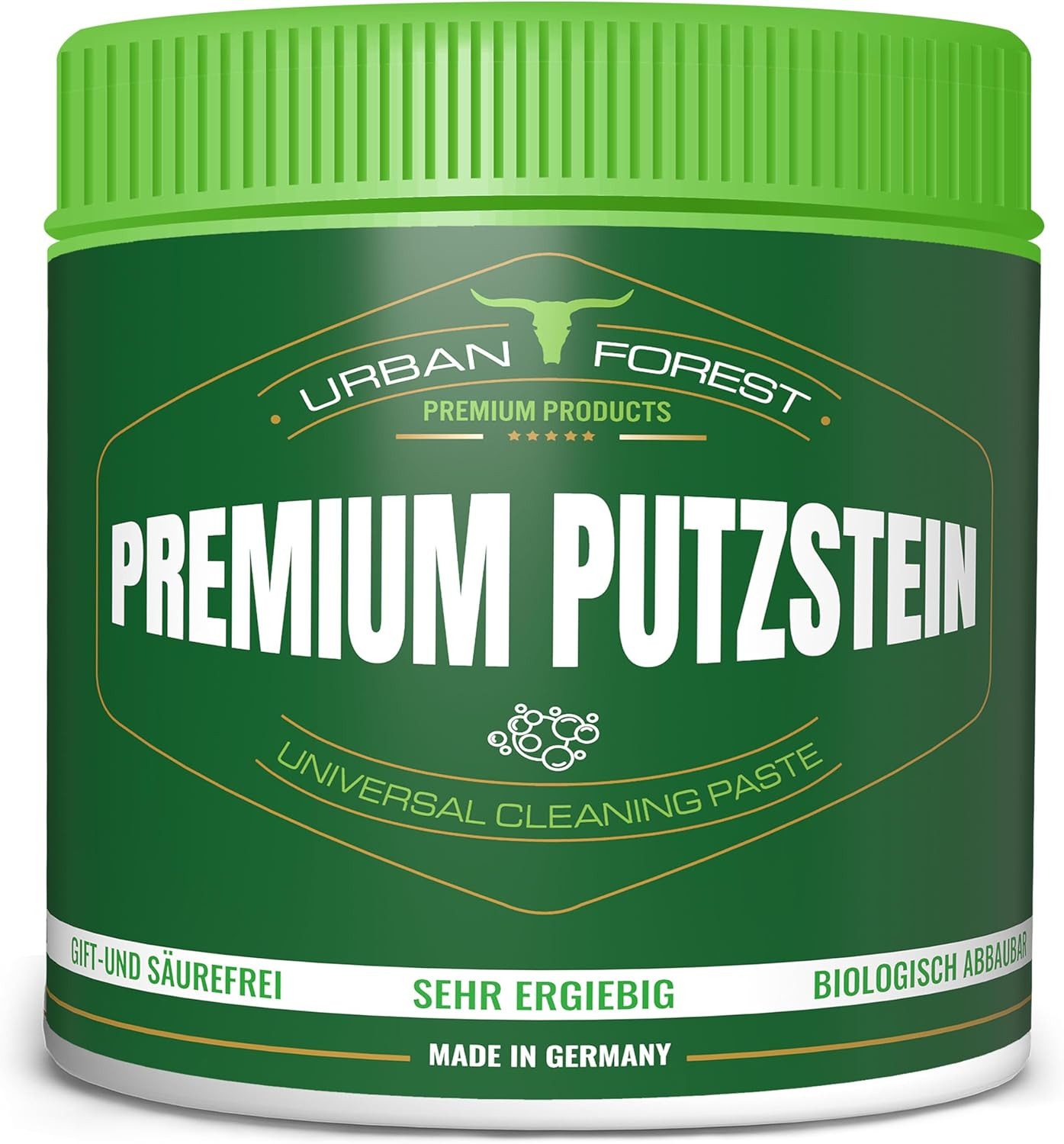 URBAN FOREST Premium Putzstein intensiv Universalreiniger 900g Made in DE Putzstein (1-St)