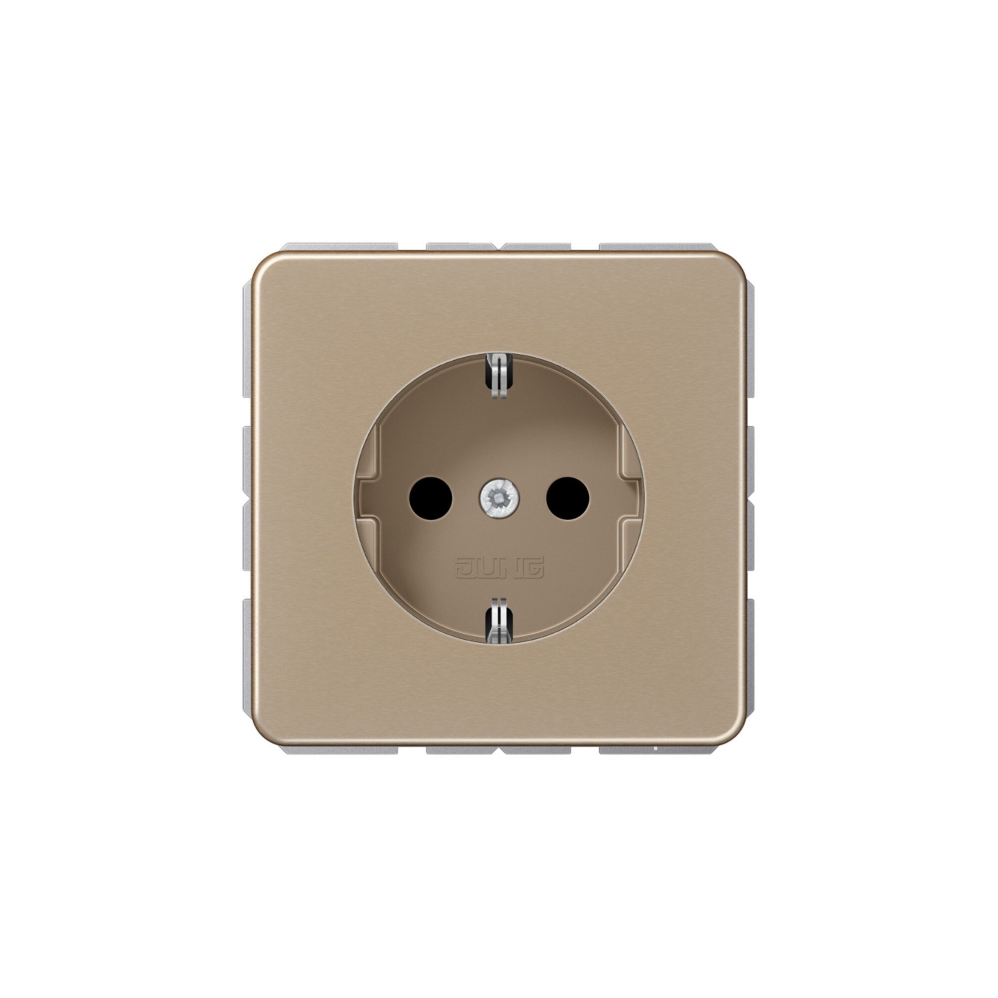 JUNG Steckdose Jung SCHUKO-Steckdose gold-bronze CD 1520 GB