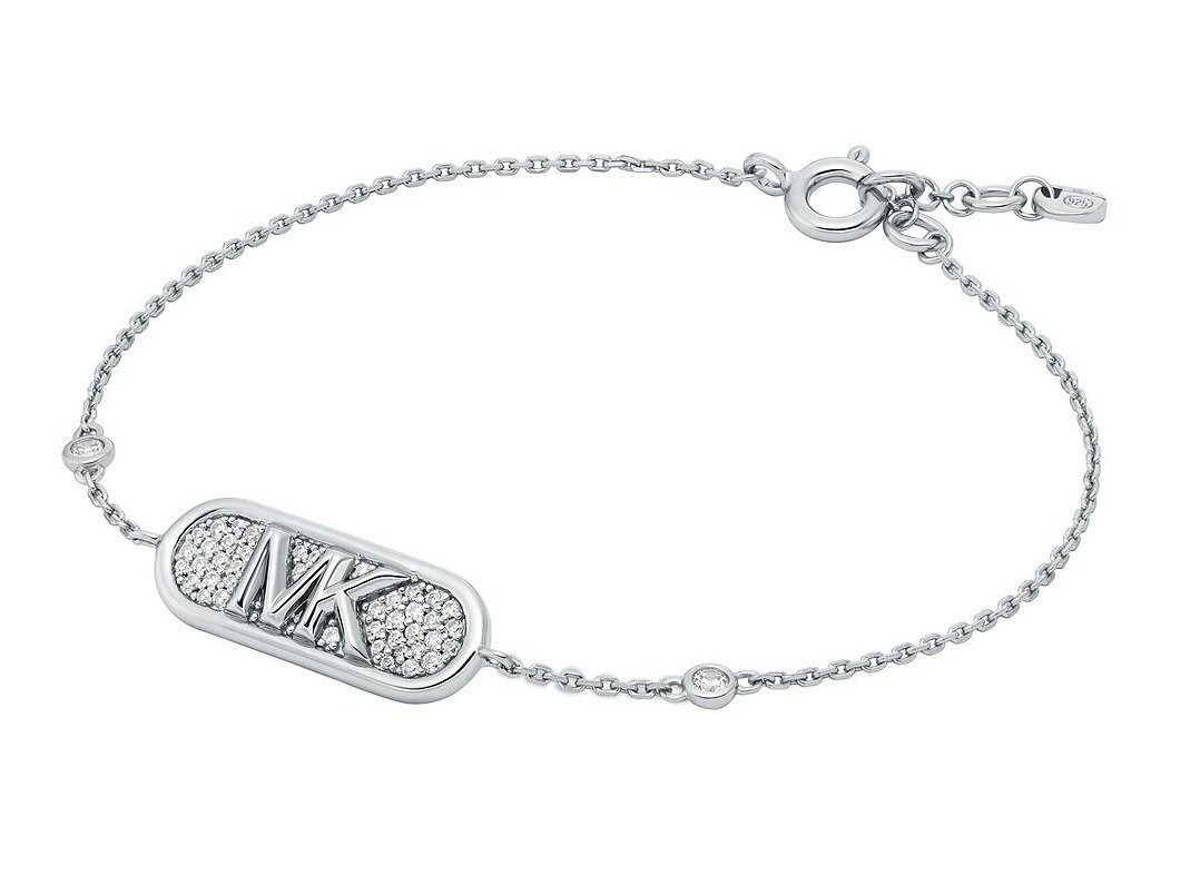 MICHAEL KORS Silberarmband Funkelndes Silberarmband Kors MK MKC1730CZ040