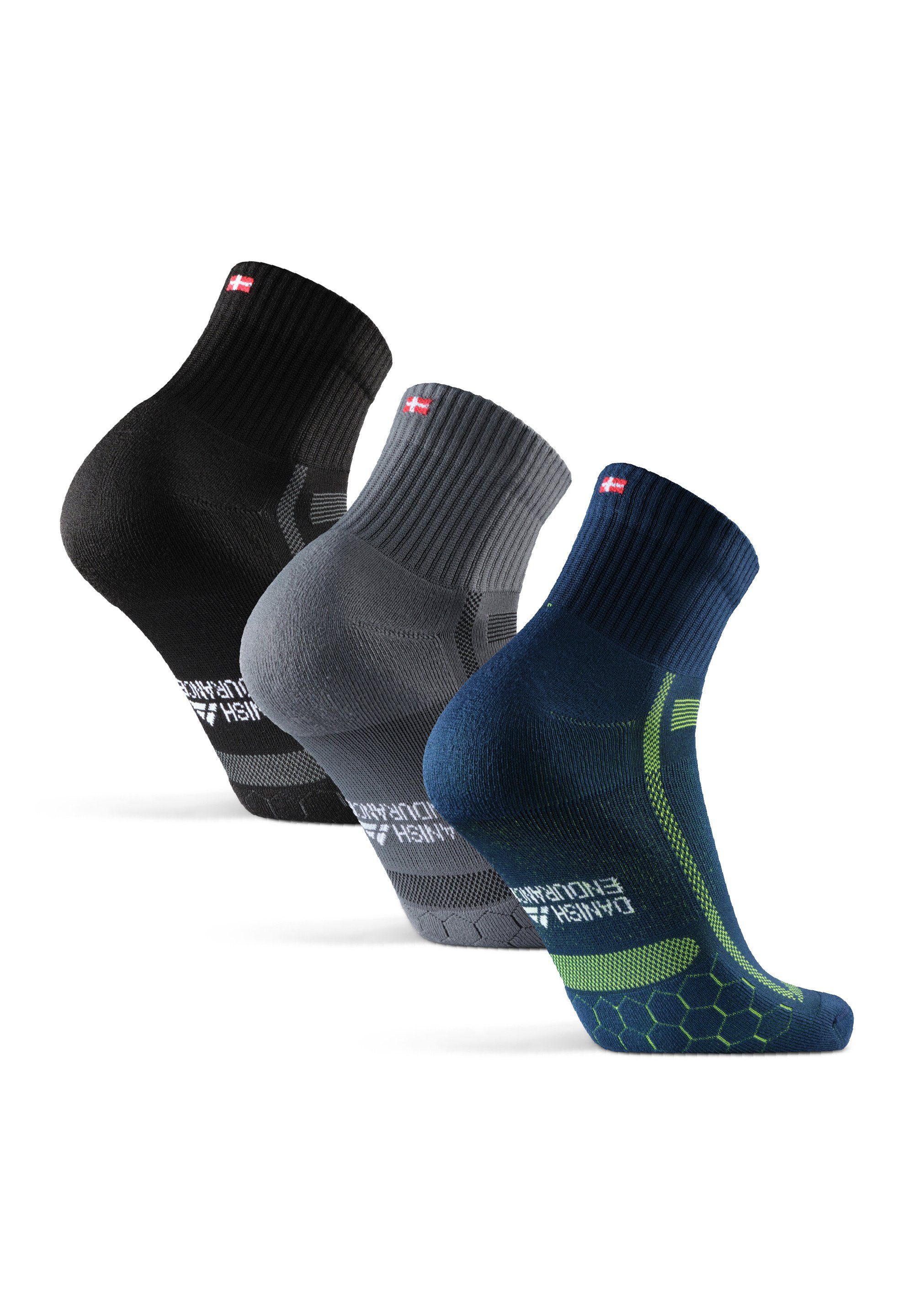 DANISH ENDURANCE Basicsocken Long Distance (3-Paar) rutschfeste Sportsocken günstig online kaufen