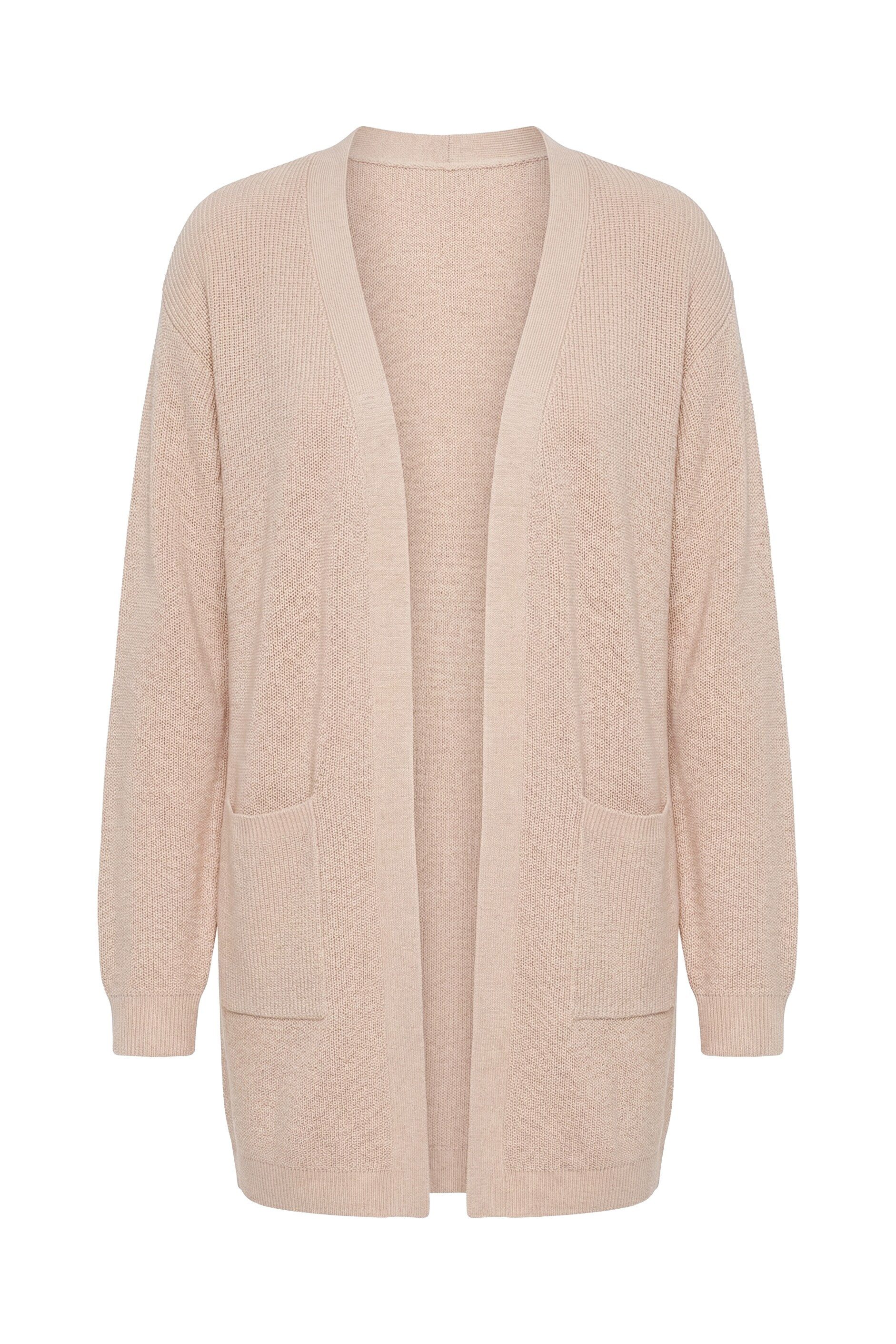 Ulla Popken Cardigan Strickjacke Rippstrick offene Form Langarm