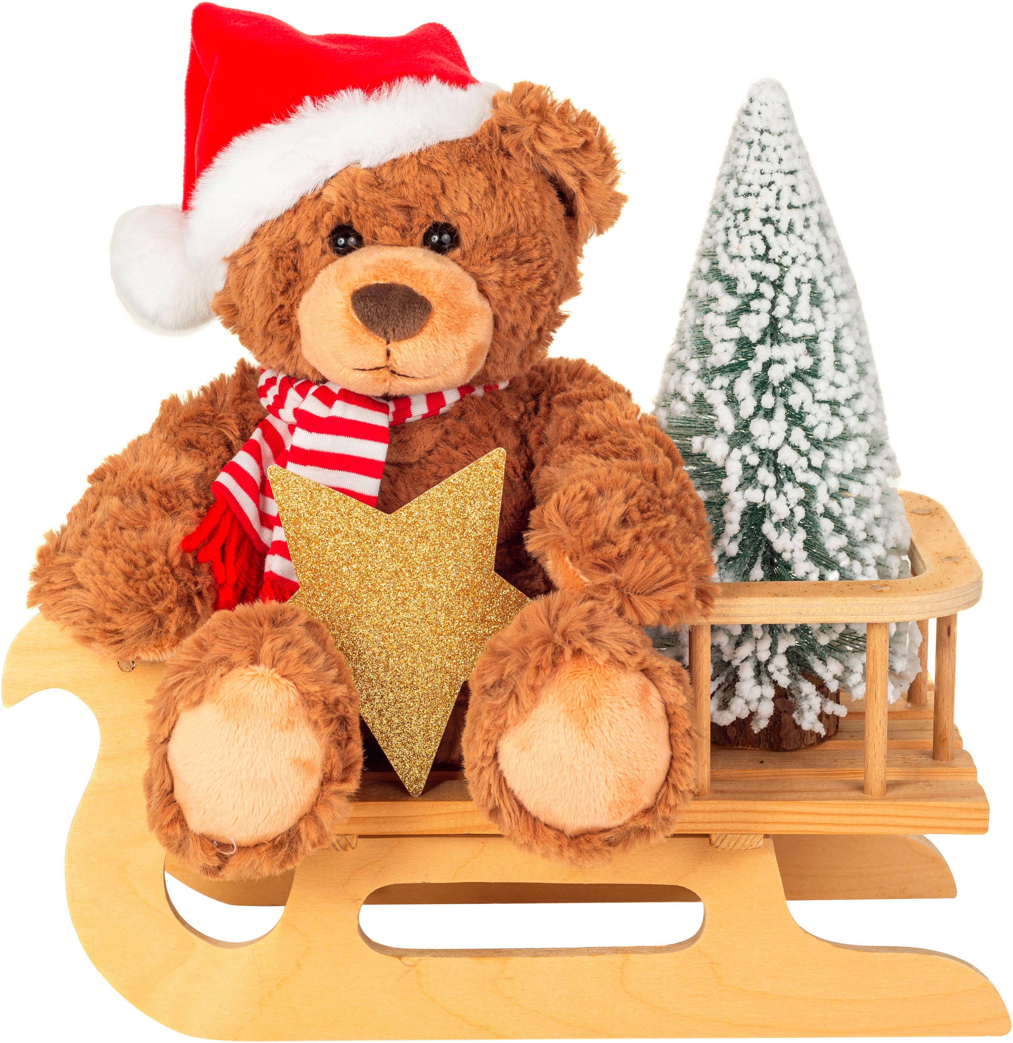 Teddy Hermann® Kuscheltier Weihnachtsteddy 30 cm
