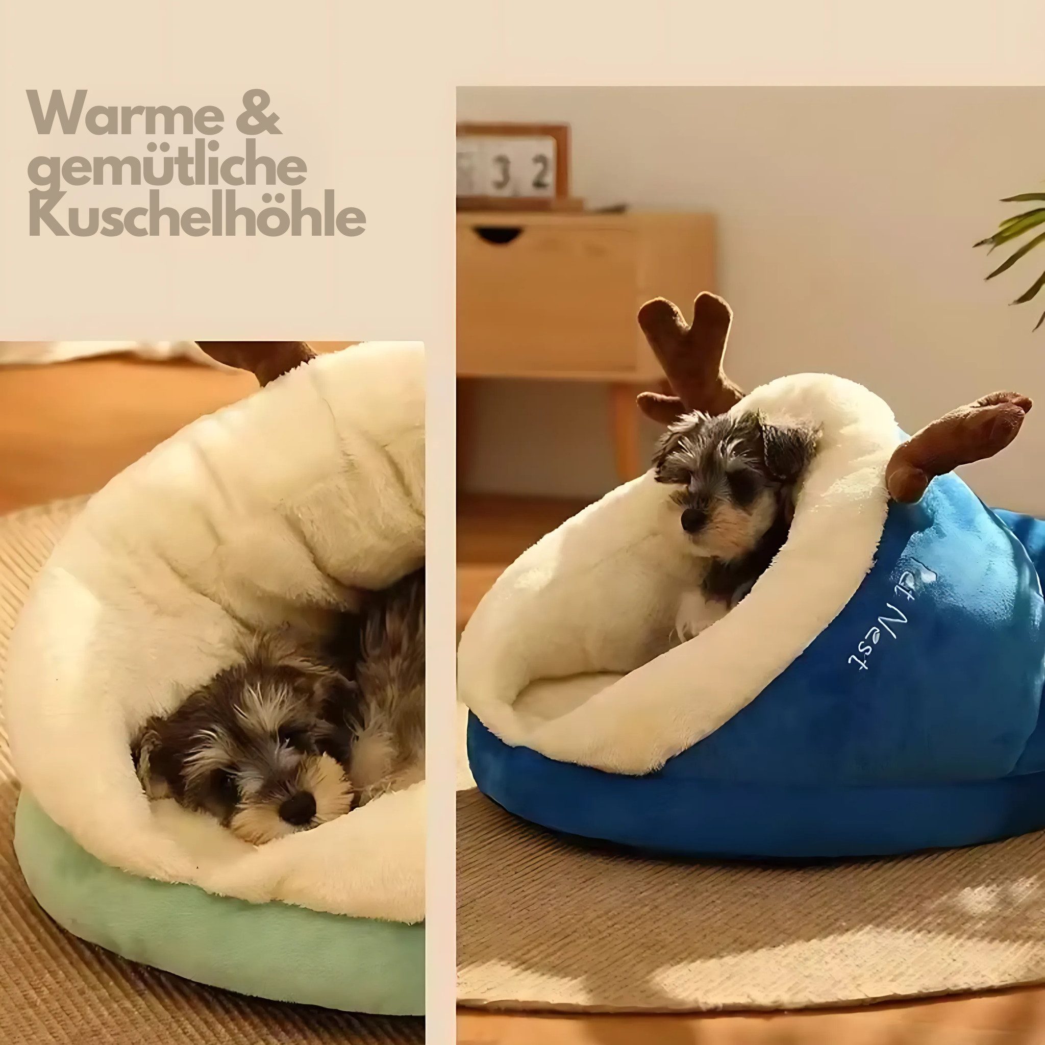 HS.SUPPLY Tierhöhle Hundehöhle, Katzenhöhle, Hundebett, Hundekörbchen günstig online kaufen