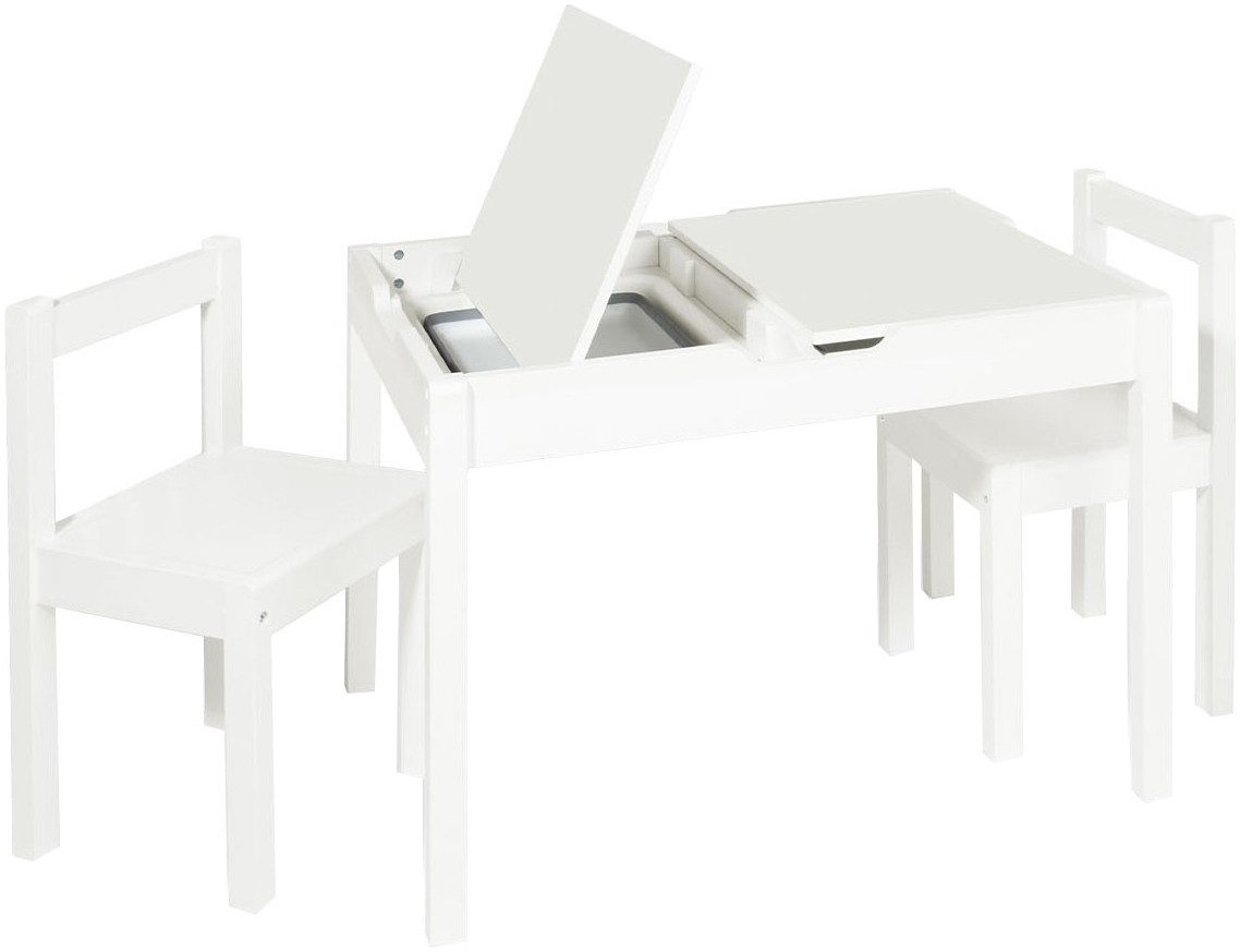 Pinolino® Kindersitzgruppe Linnea, (3-tlg), Tisch mit Stauraum