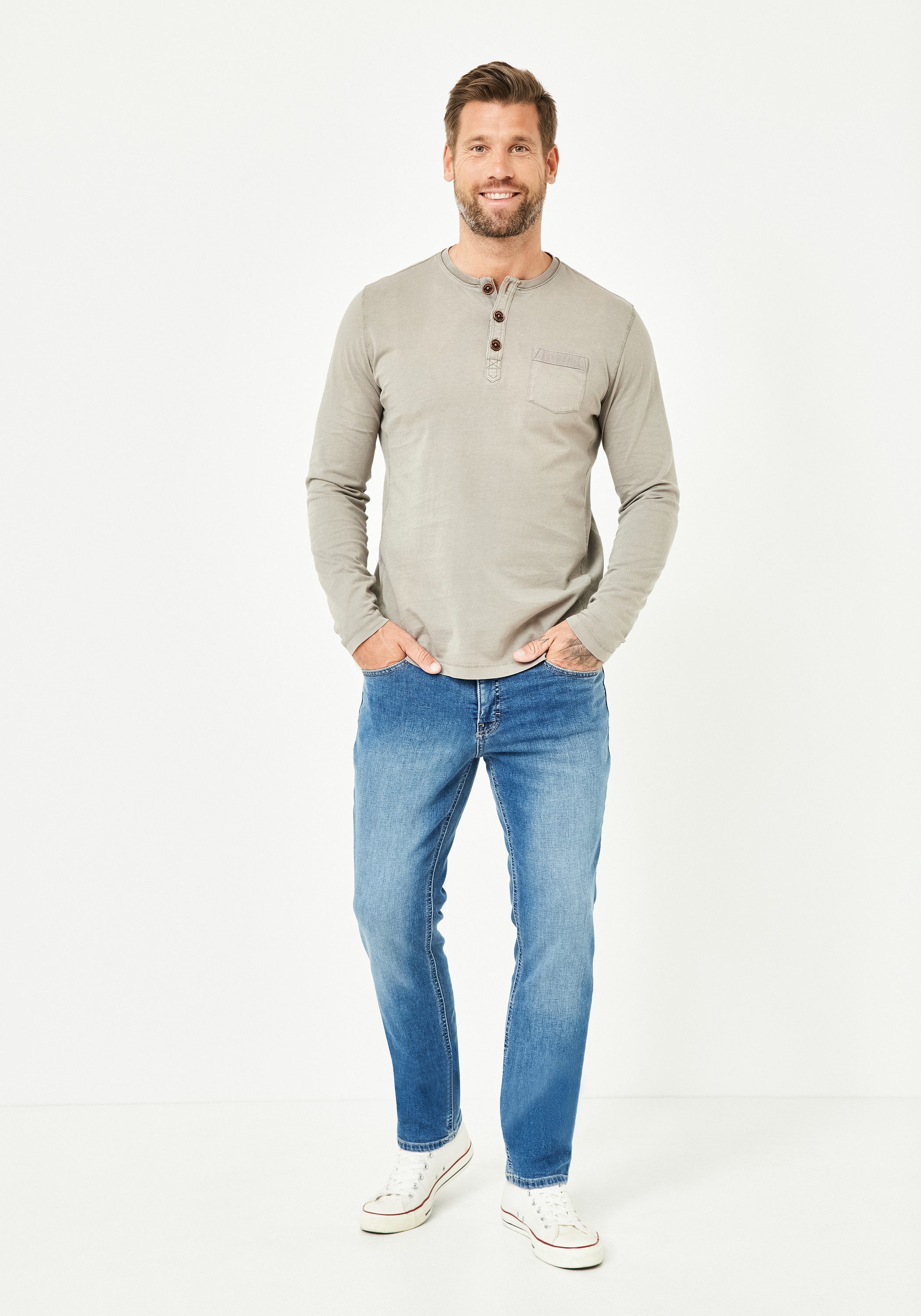 Paddock's Slim-fit-Jeans PIPE 5-Pocket-Jeans mit Motion & Comfort Stretch