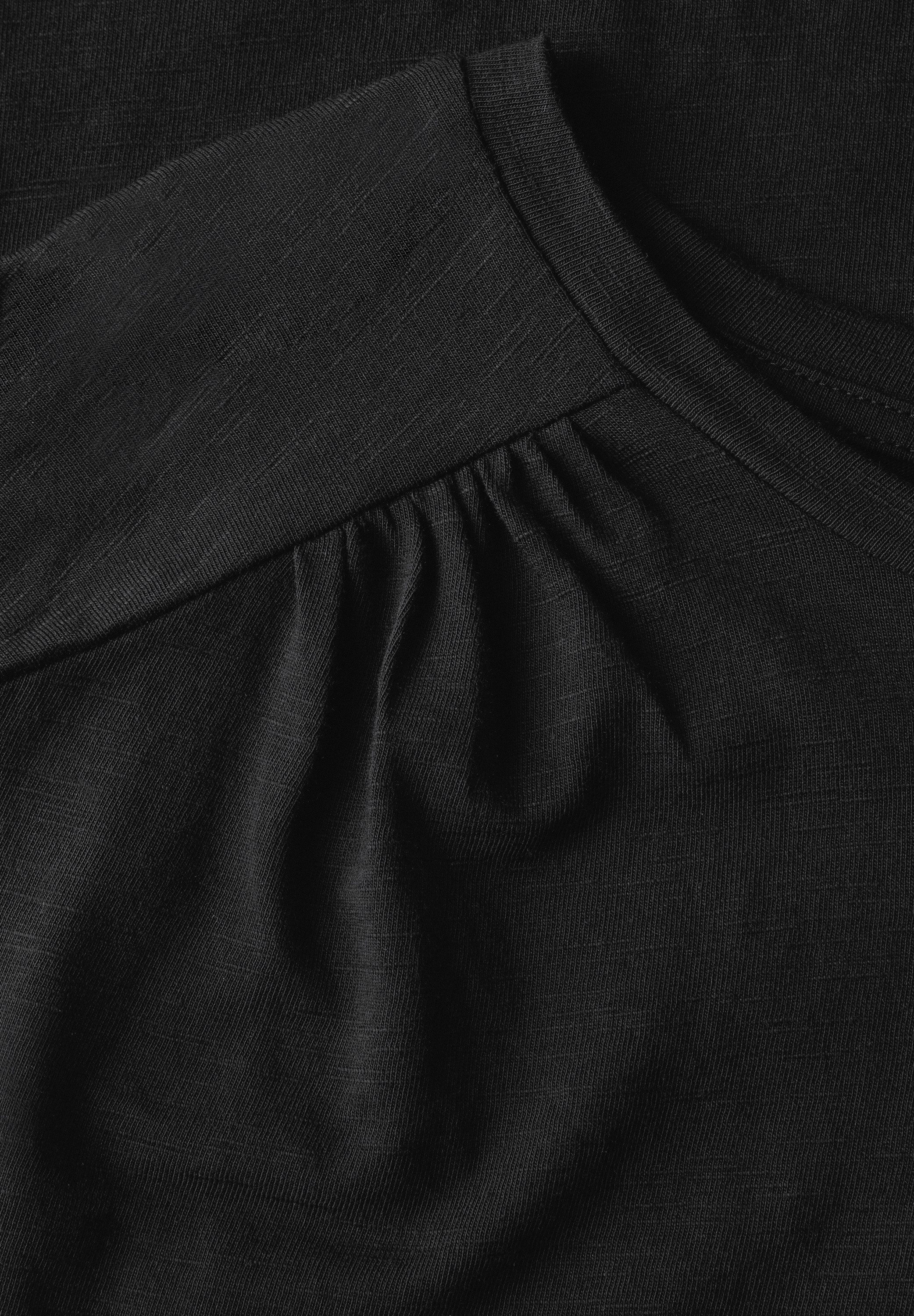 STREET ONE T-Shirt mit Seitlichen Einschlitzen am Saum