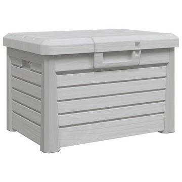 vidaXL Gartenbox Outdoor-Kissenbox Grau 73x50,5x46,5 cm Polypropylen
