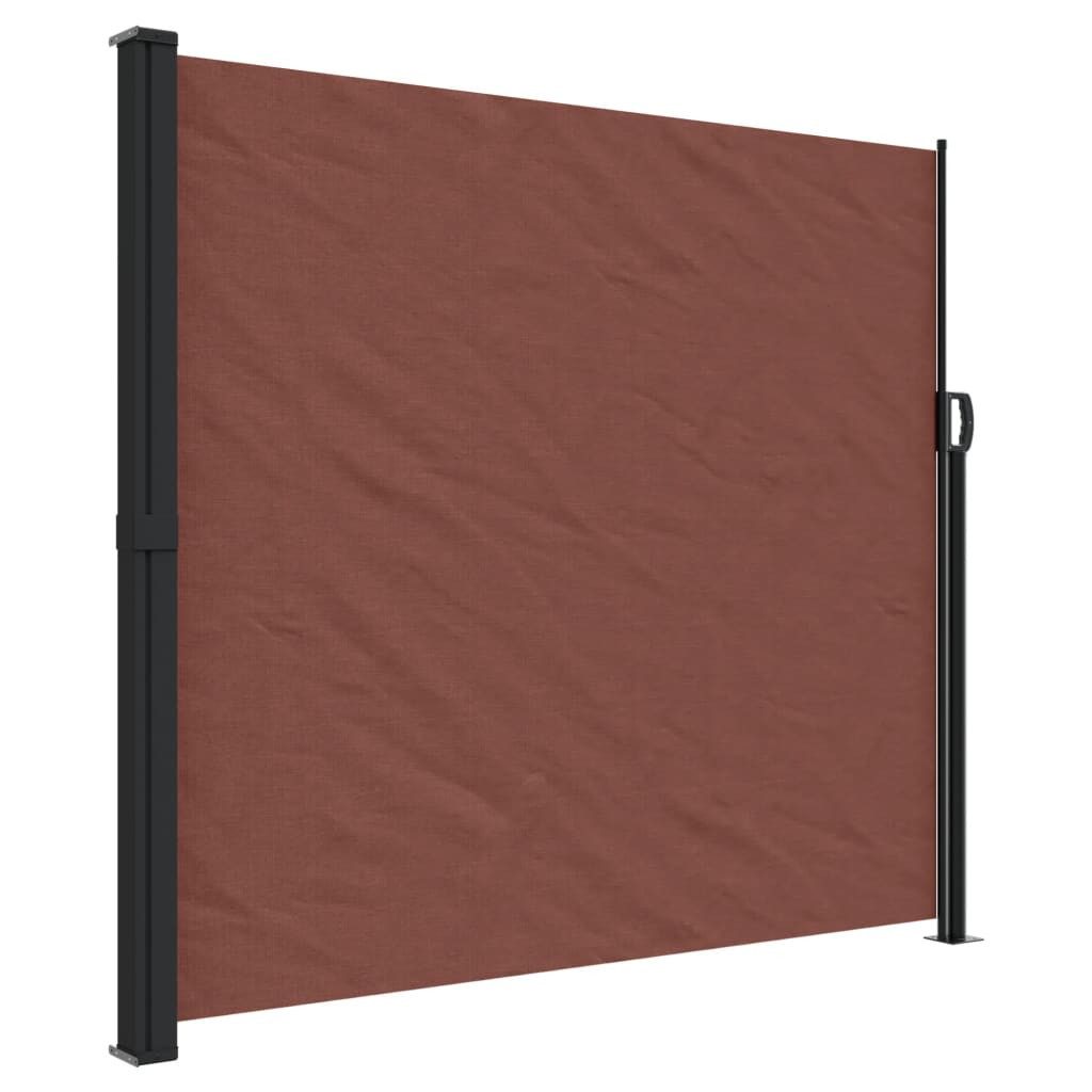 vidaXL Seitenmarkise 180 x 300 cm Seitenmarkise Ausziehbar Braun 180x300 cm