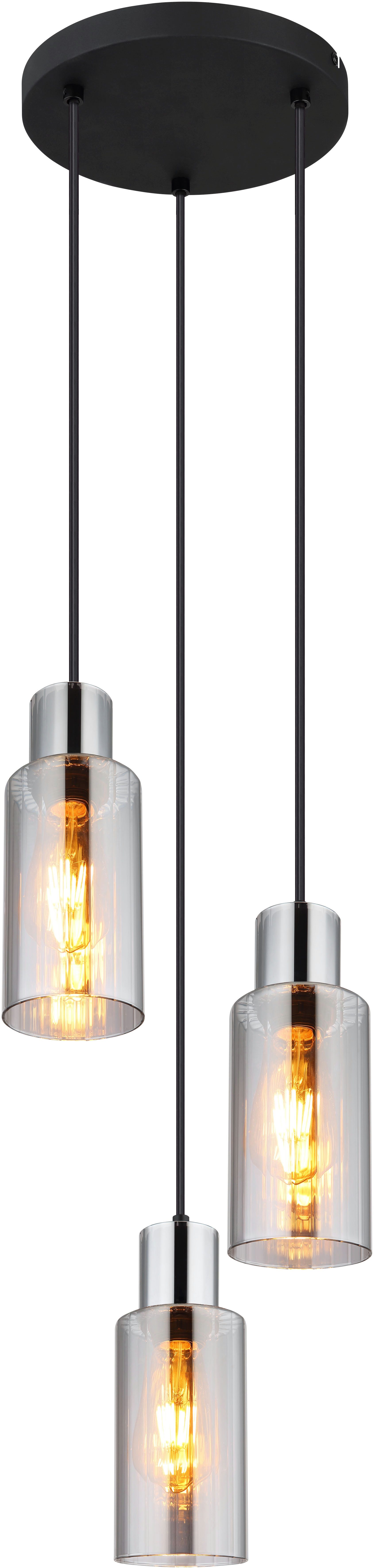 GLOBO LIGHTING Hängeleuchte LIDARIA, ohne Leuchtmittel, Hängelampe/Pendelleuchte/Esszimmer/Wohnzimmer/Esstisch