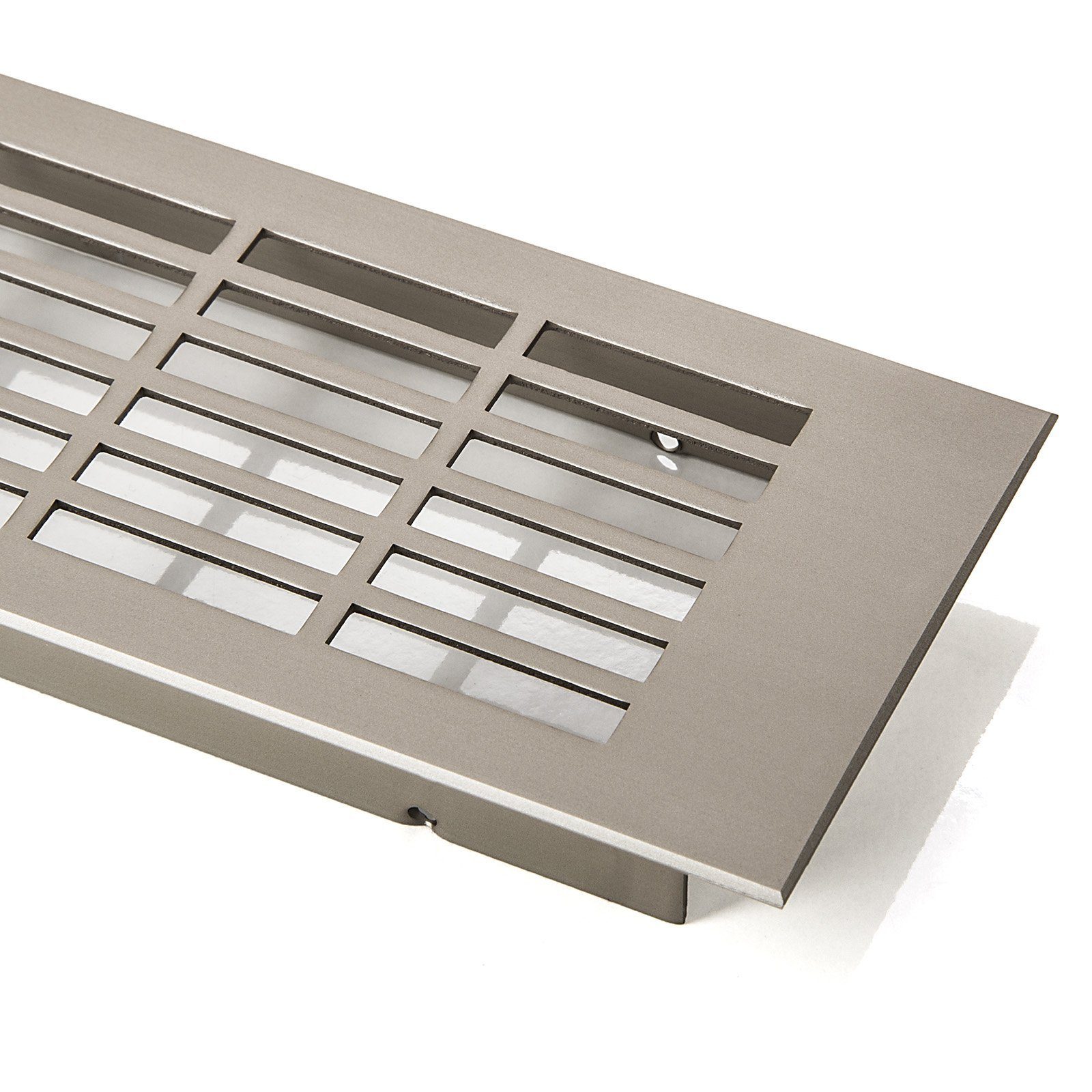 SO-TECH® Lüftungsgitter Lüftungsgitter Lochung eckig / Edelstahloptik / 250 günstig online kaufen