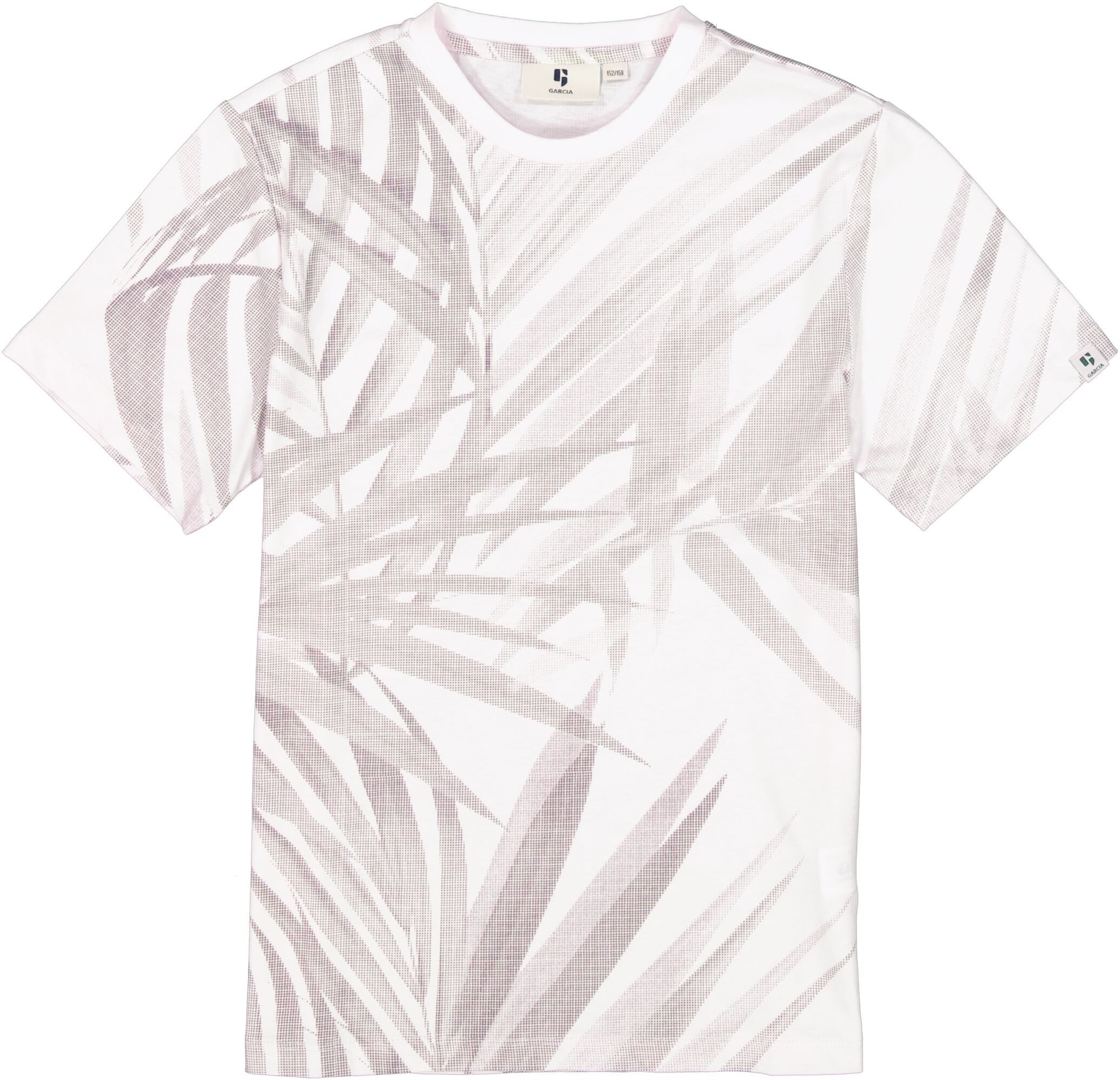 Garcia T-Shirt mit Palmenprint